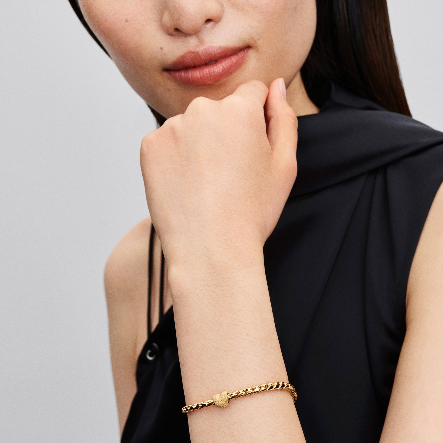 Textured Heart Mini Charm Premium Fashion Jewelry Gift Collection