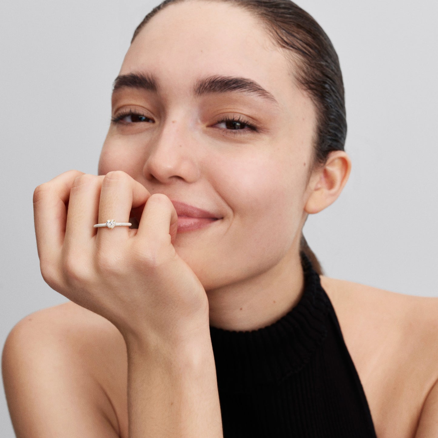 White Chakra Heart Ring Popular Style Premium Collection