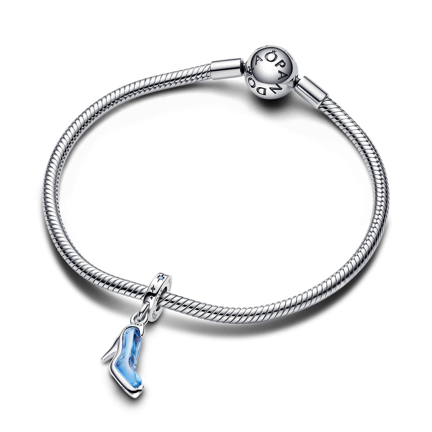 Disney Cinderella's Glass Slipper Dangle Charm Premium Fashion Jewelry Gift Collection