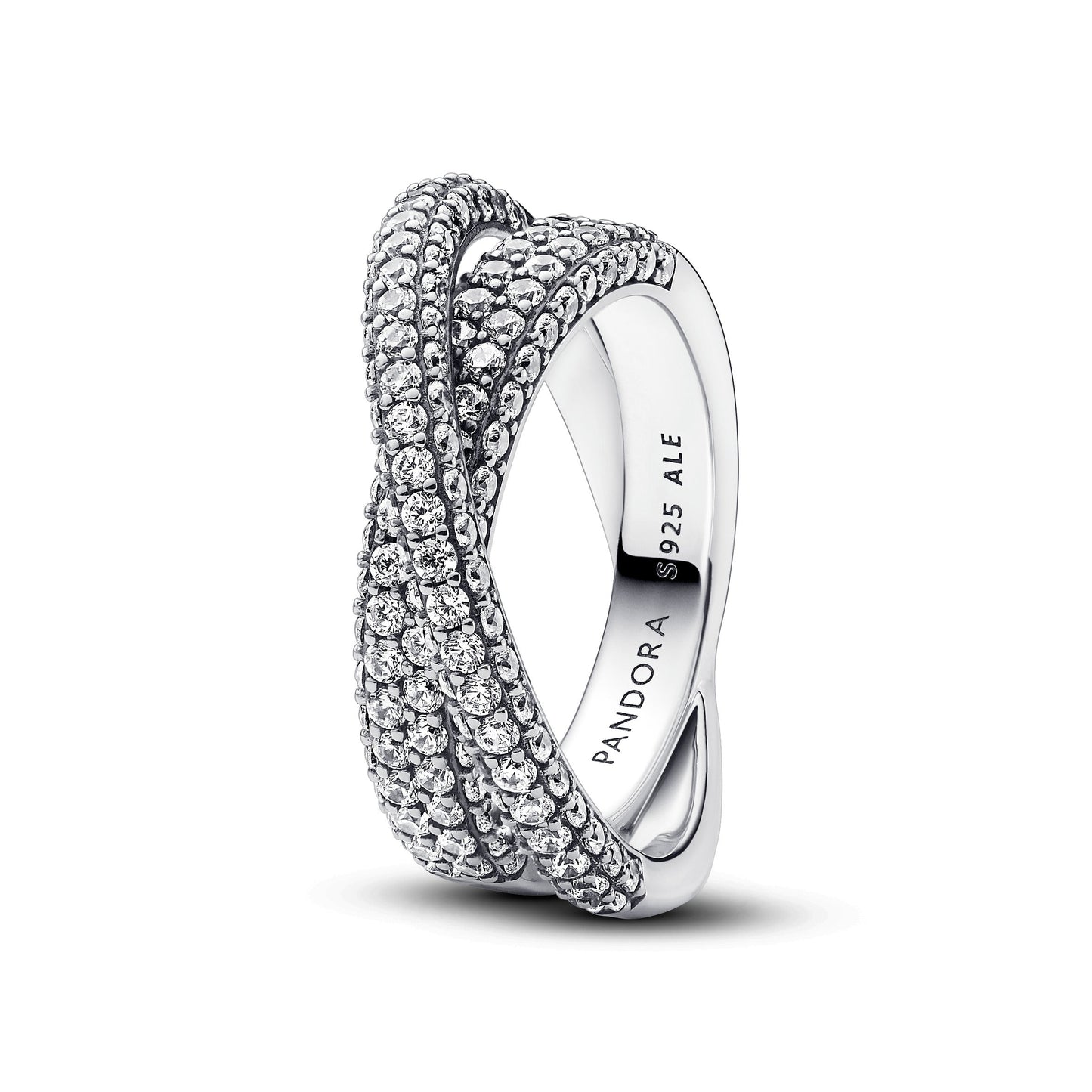 Pandora Timeless Pavé Crossover Dual Band Ring Popular Style Premium Collection