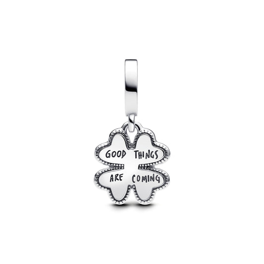2025 Four Leaf Clover Lab-Grown Diamond Dangle Charm Premium Fashion Jewelry Gift Collection