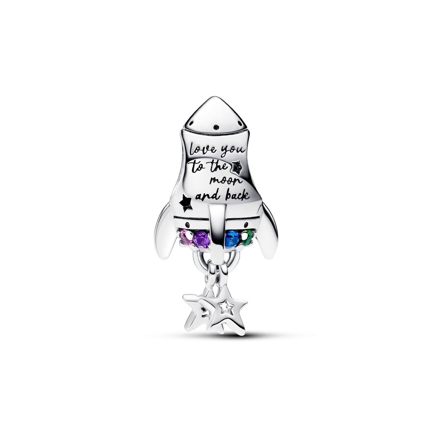 Space Love Rocket Charm Premium Fashion Jewelry Gift Collection