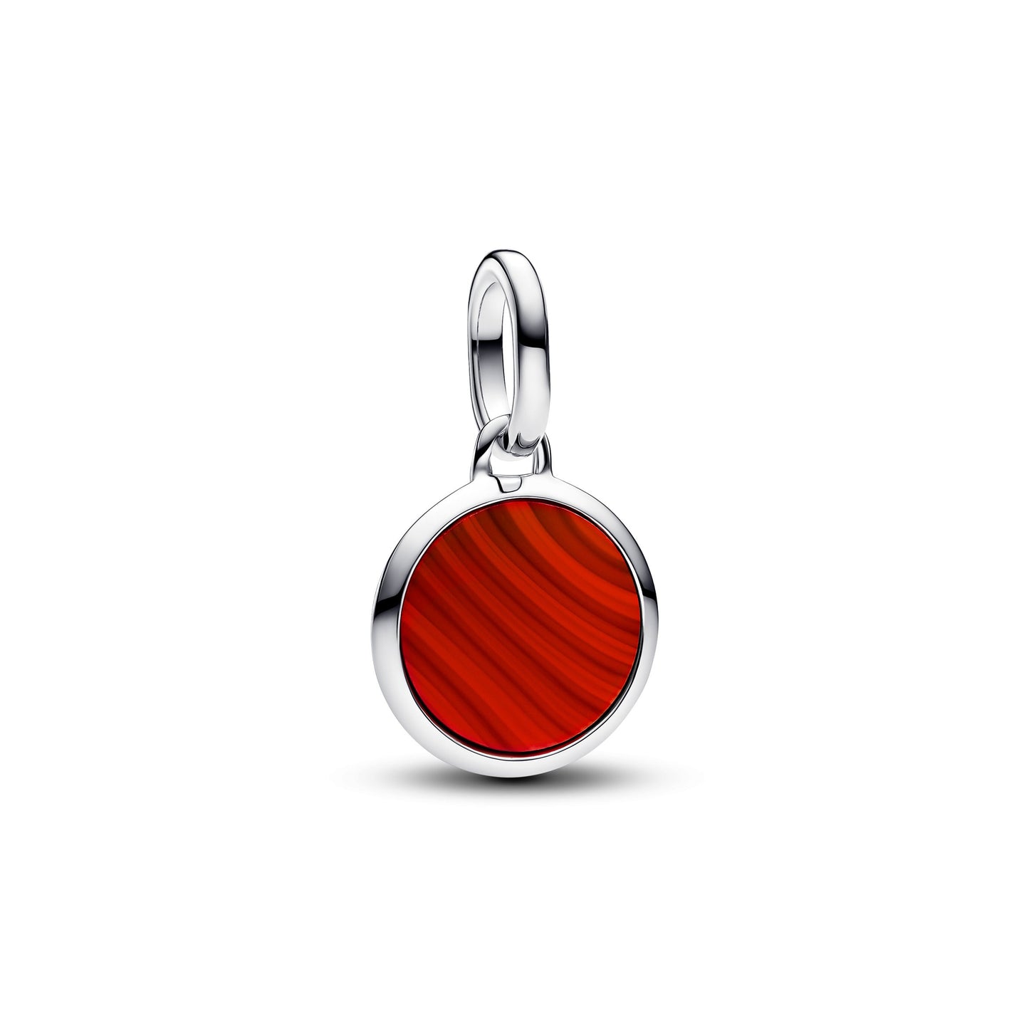 Red Murano Glass Engravable Mini Medallion Charm Premium Fashion Jewelry Gift Collection