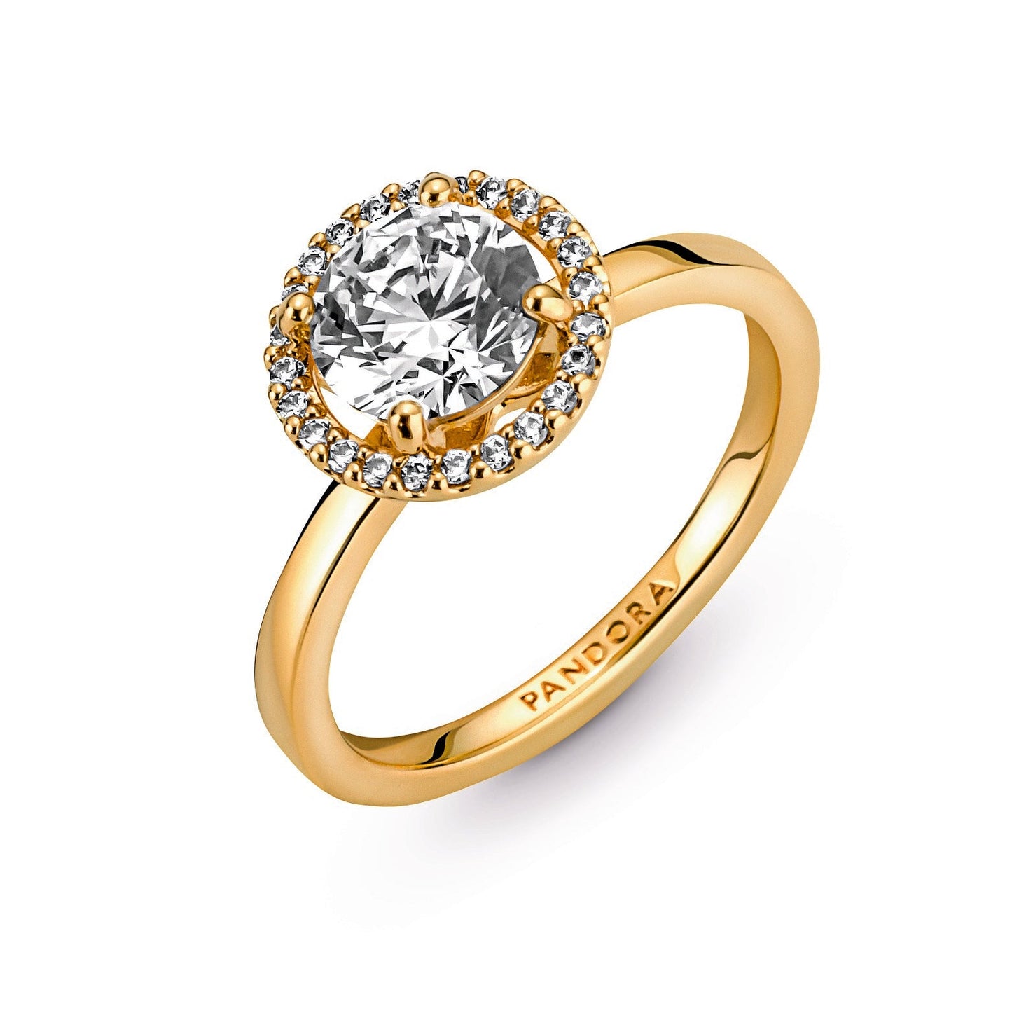 Sparkling Round Halo Ring Popular Style Premium Collection