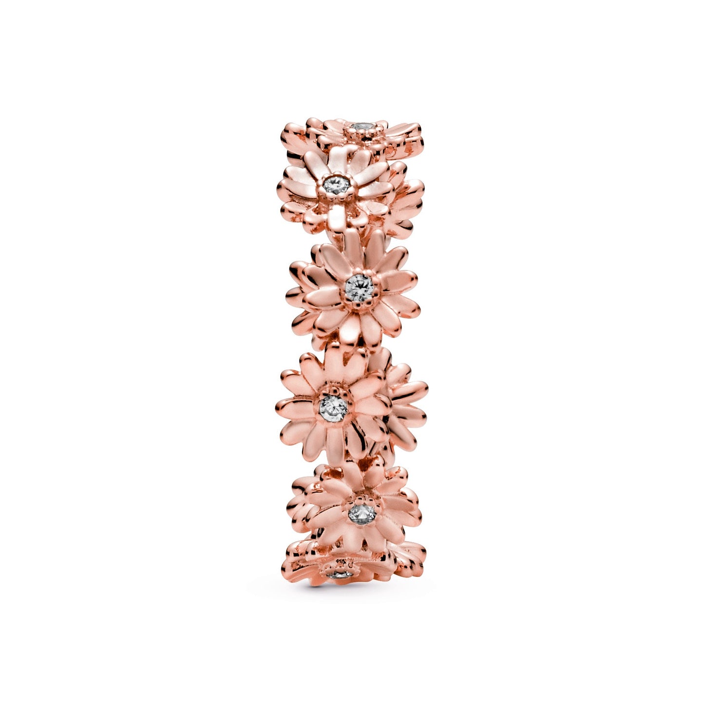 Sparkling Daisy Flower Crown Ring Popular Style Premium Collection