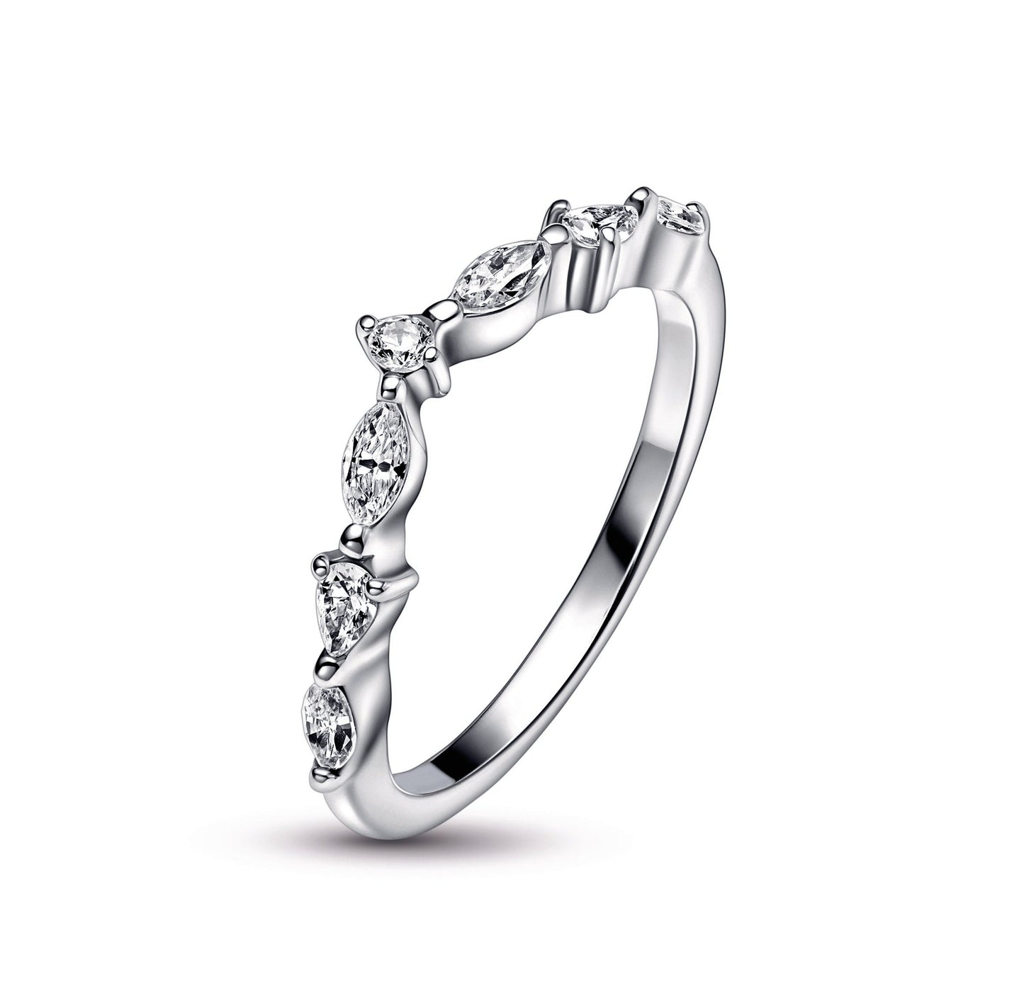 Pandora Timeless Wish Sparkling Alternating Ring Popular Style Premium Collection