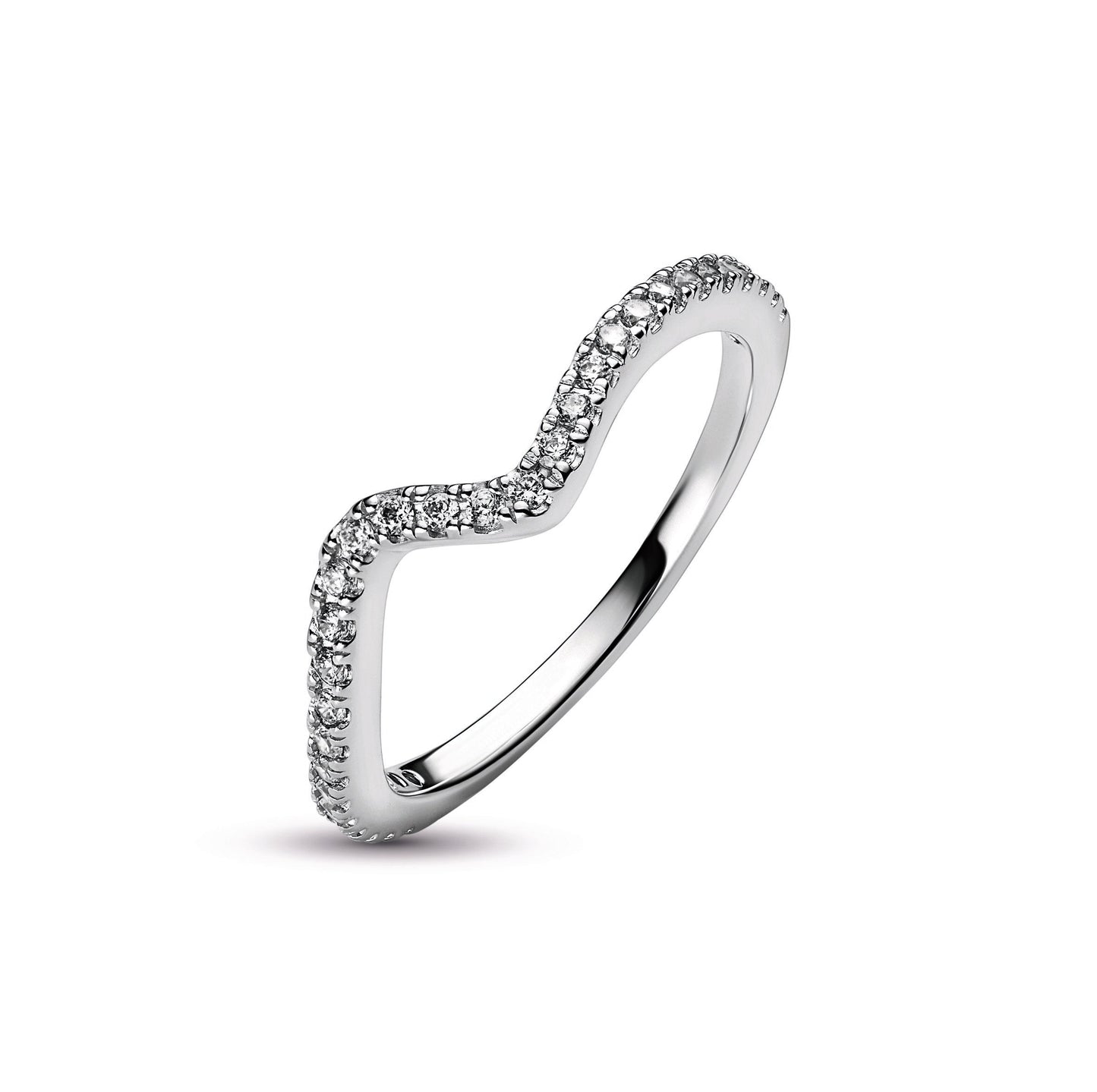 Sparkling Wave Ring Popular Style Premium Collection