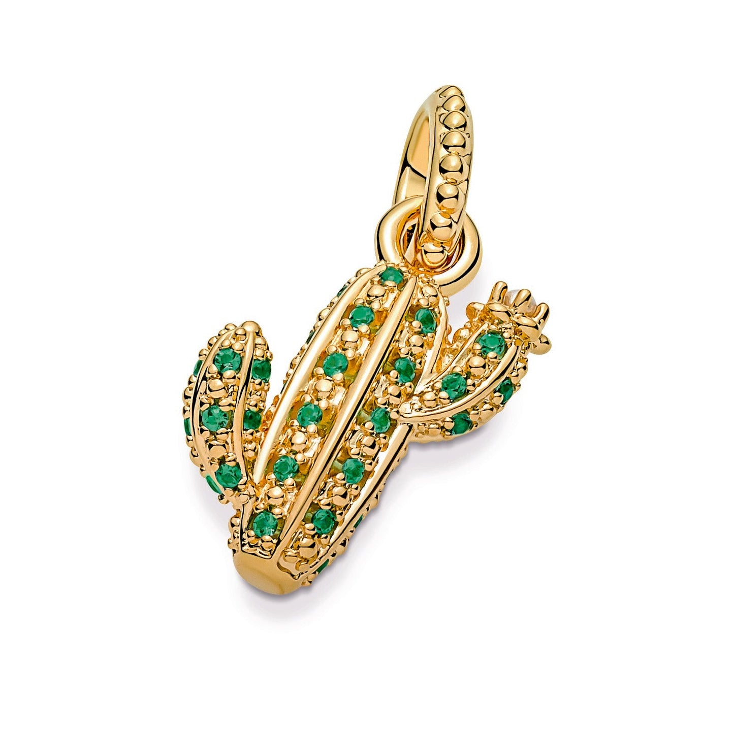 Sparkling Desert Cactus Pendant Premium Fashion Jewelry Gift Collection
