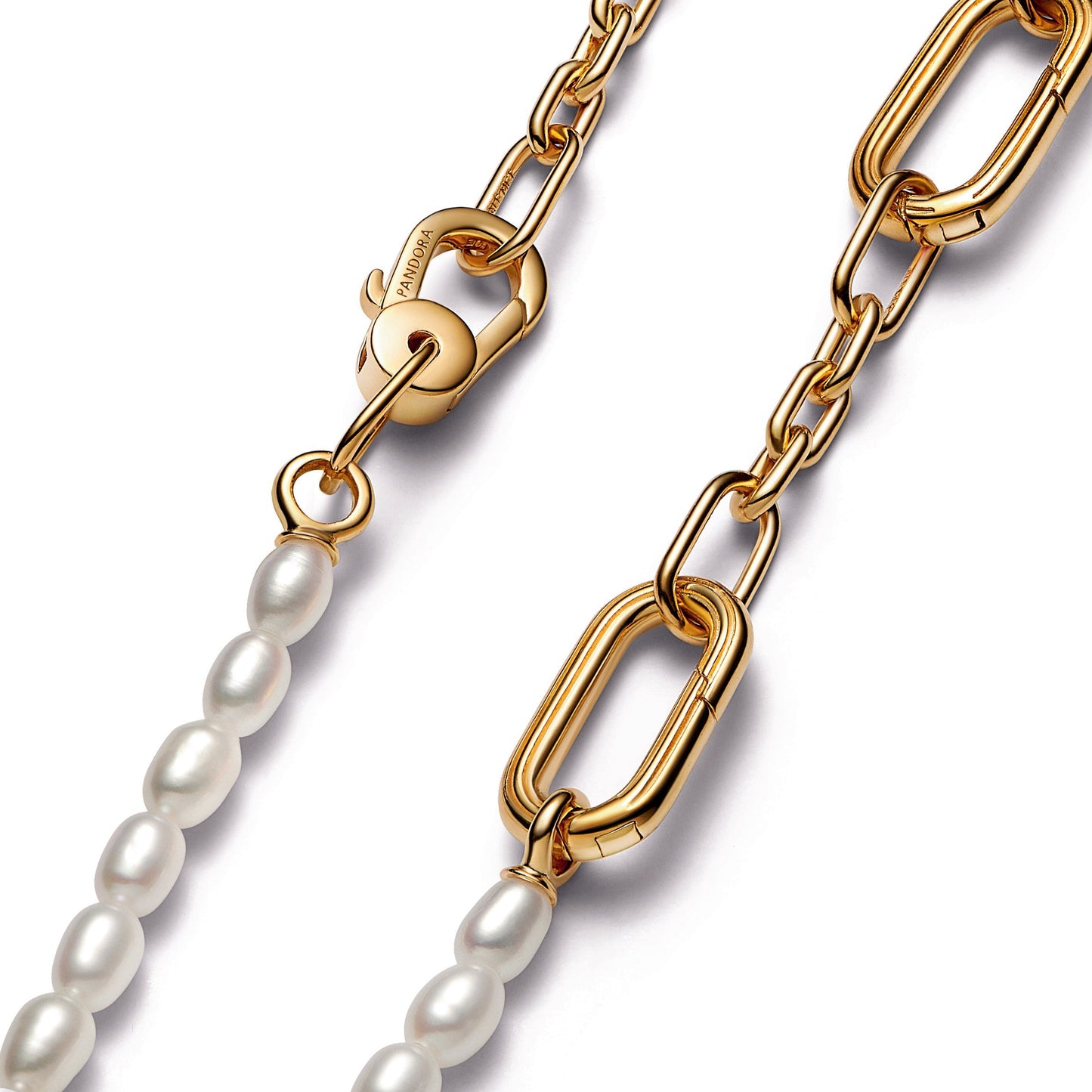 Pandora ME Slim Treated Freshwater Cultured Pearl Necklace Premium Fashion Jewelry Gift Collection
