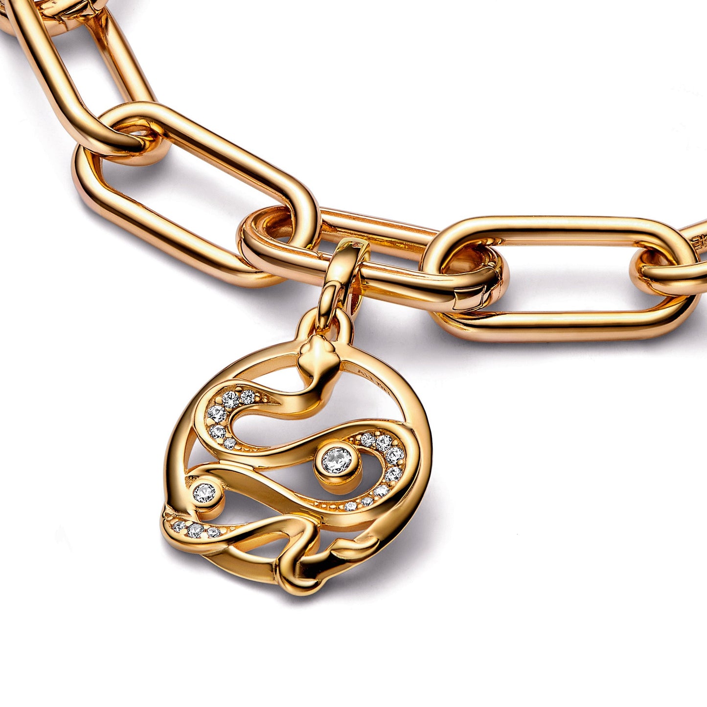 Pandora ME Pavé Snake Medallion Premium Fashion Jewelry Gift Collection