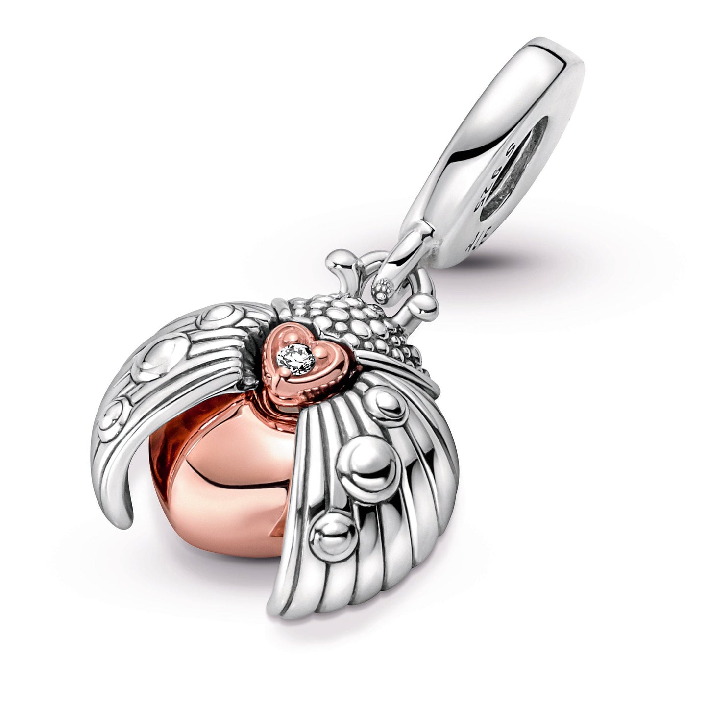 Pandora Club 2022 Ladybird & Heart Dangle Charm Premium Fashion Jewelry Gift Collection
