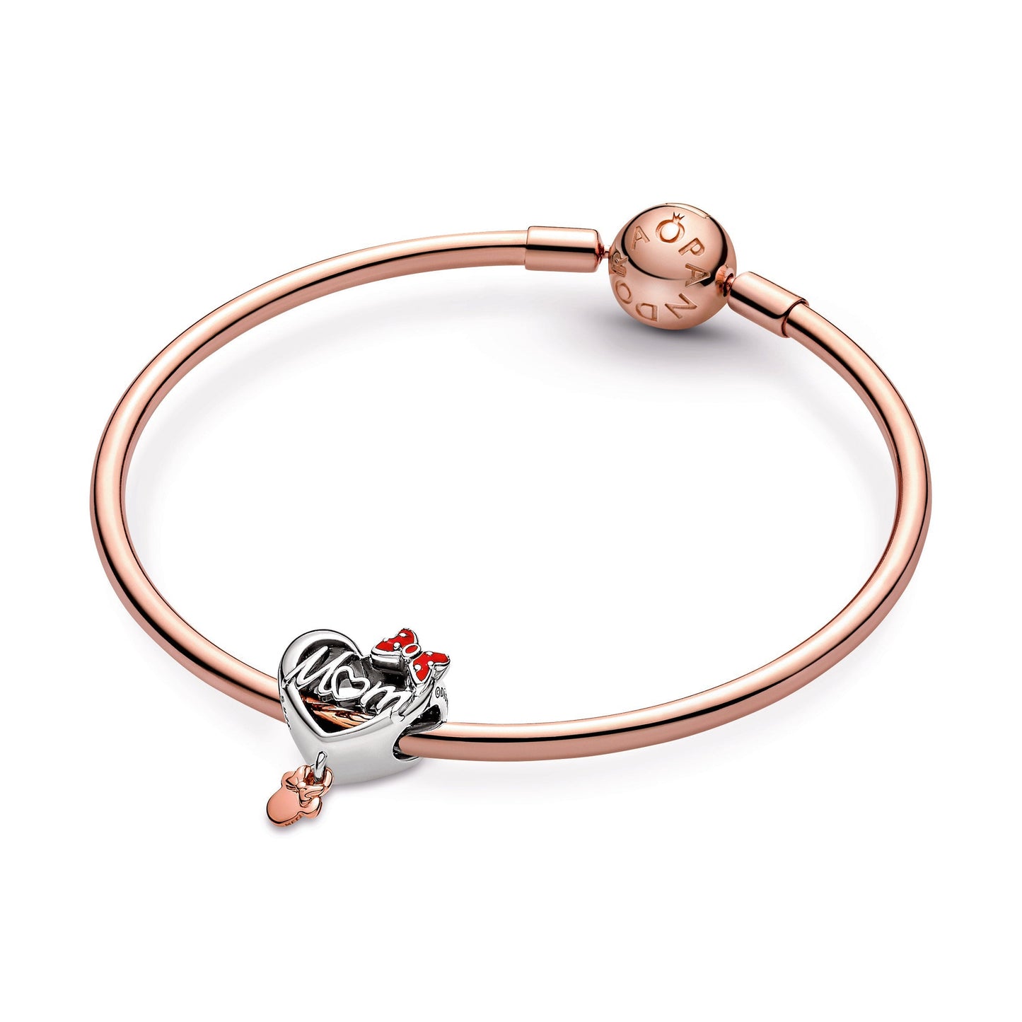 Disney Minnie Mouse Mum Heart Charm Premium Fashion Jewelry Gift Collection