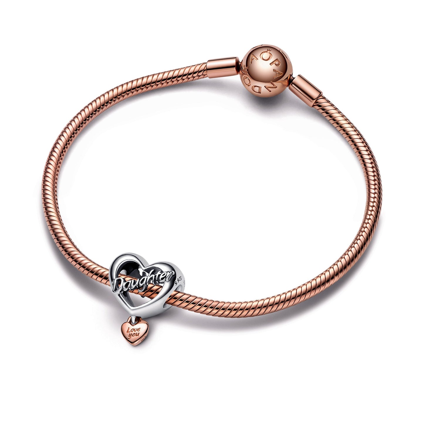 Love You Daughter Heart Charm Premium Fashion Jewelry Gift Collection
