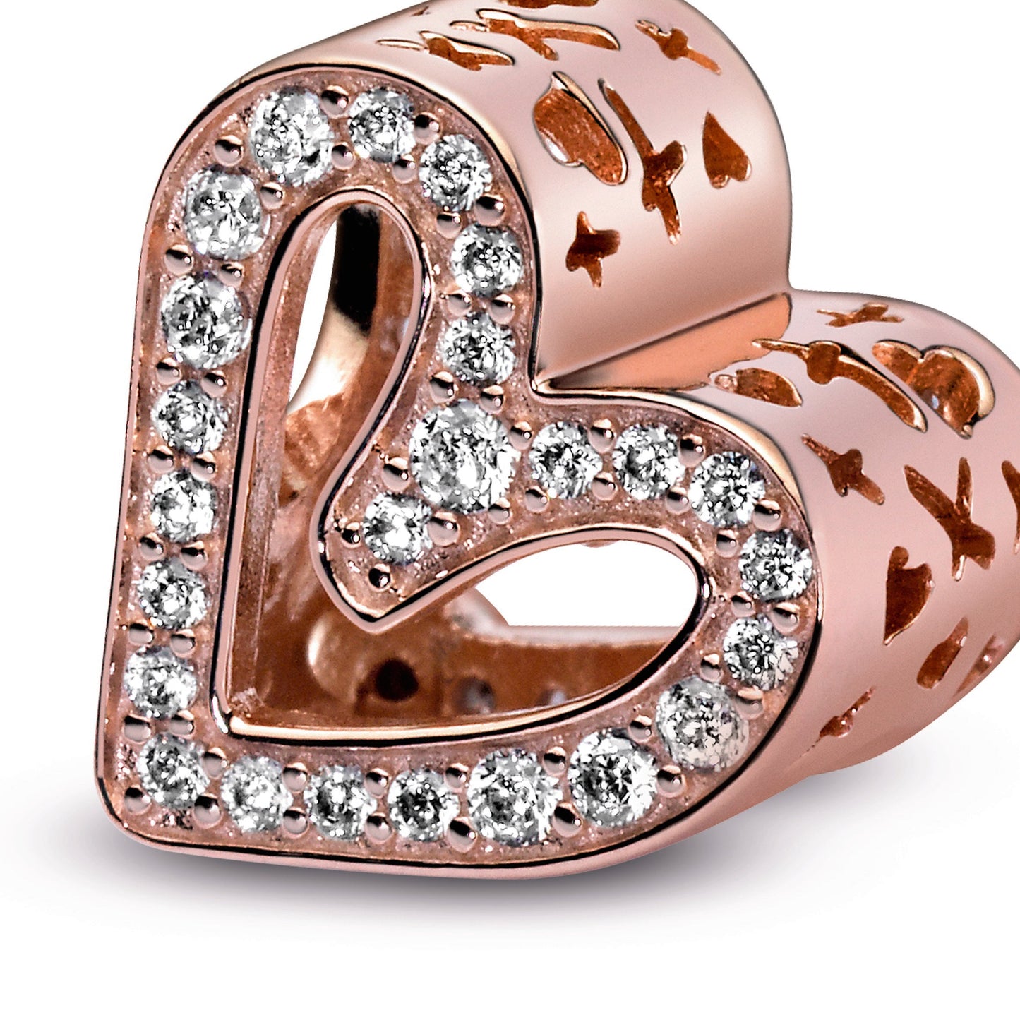 Sparkling Freehand Heart Charm Premium Fashion Jewelry Gift Collection