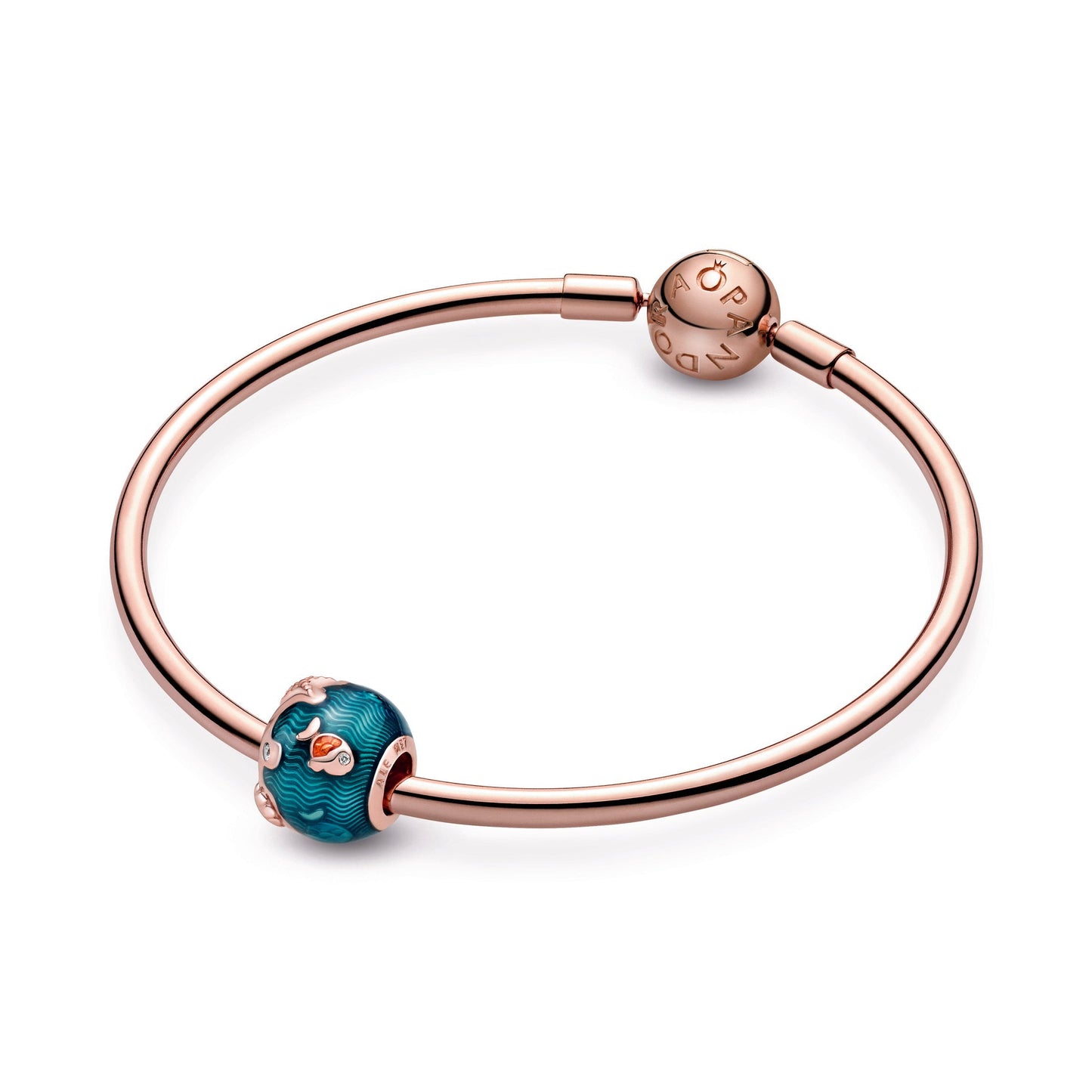 Shimmering Ocean Waves & Fish Charm Premium Fashion Jewelry Gift Collection