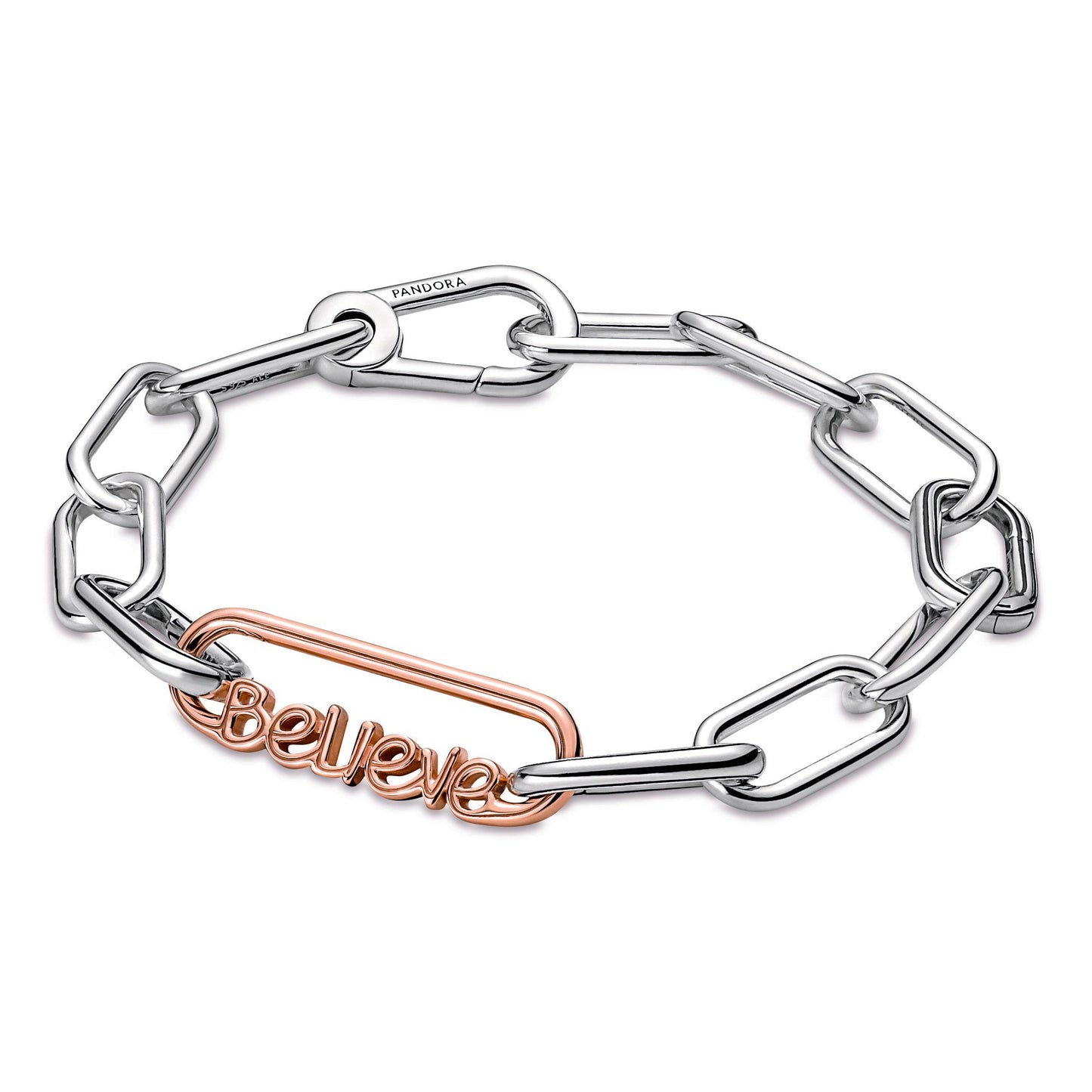 Pandora ME Styling Believe Word Link Premium Fashion Jewelry Gift Collection