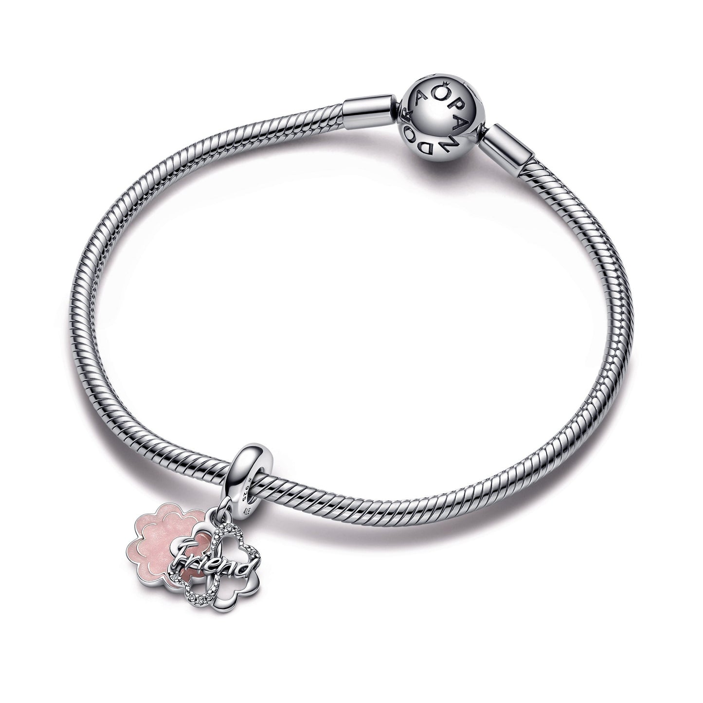 Four-leaf Clover Friendship Double Dangle Charm Premium Fashion Jewelry Gift Collection