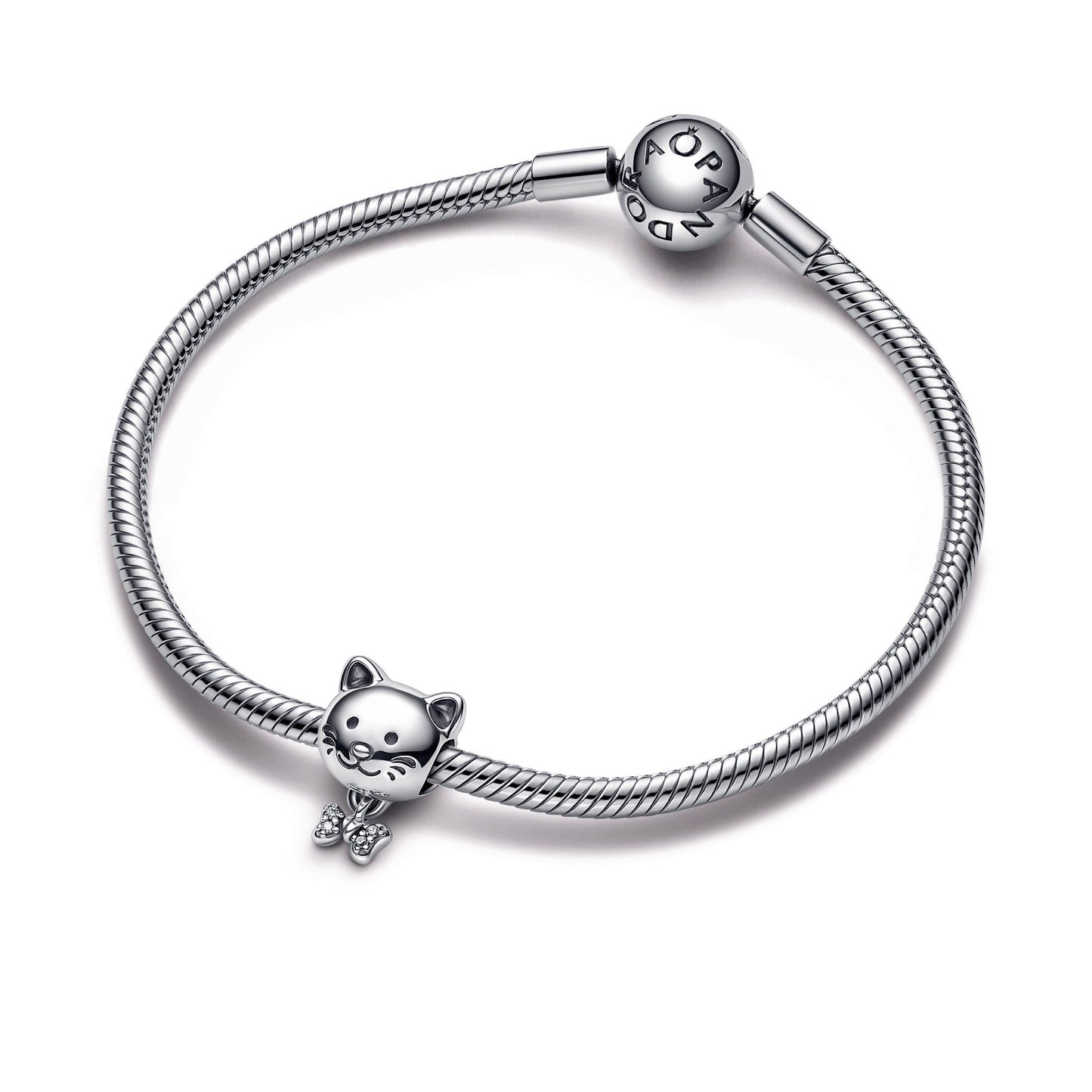 Pet Cat & Bow Charm Premium Fashion Jewelry Gift Collection