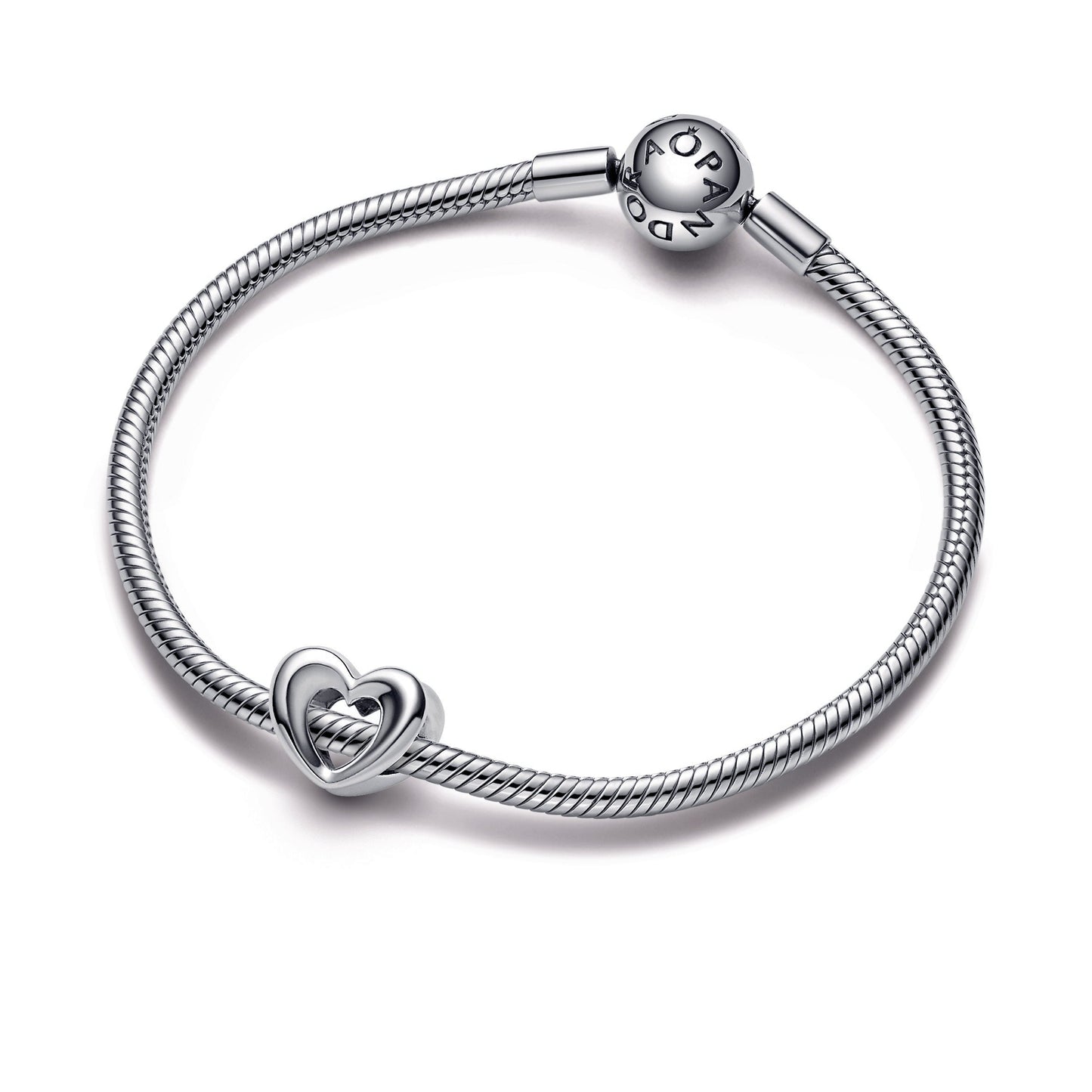 Radiant Open Heart Charm Premium Fashion Jewelry Gift Collection