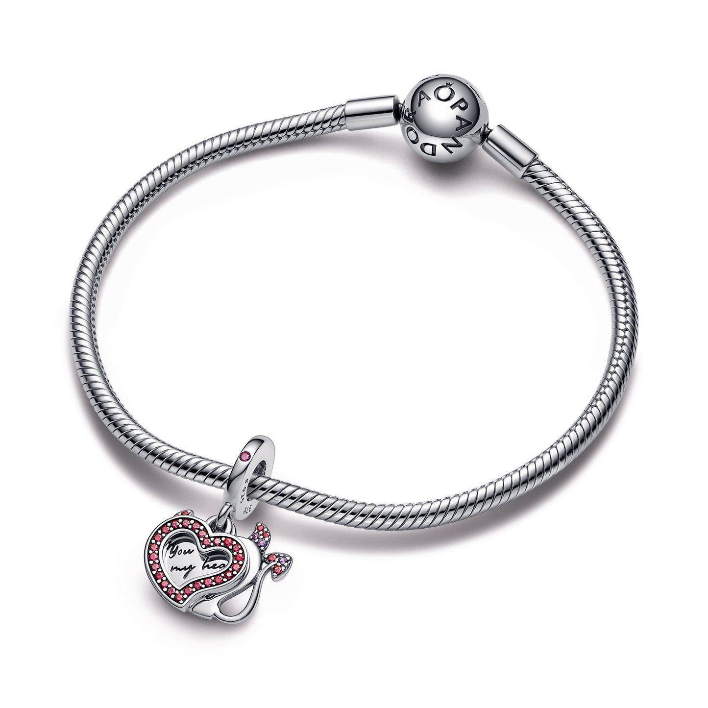 Devil Heart Double Dangle Charm Premium Fashion Jewelry Gift Collection
