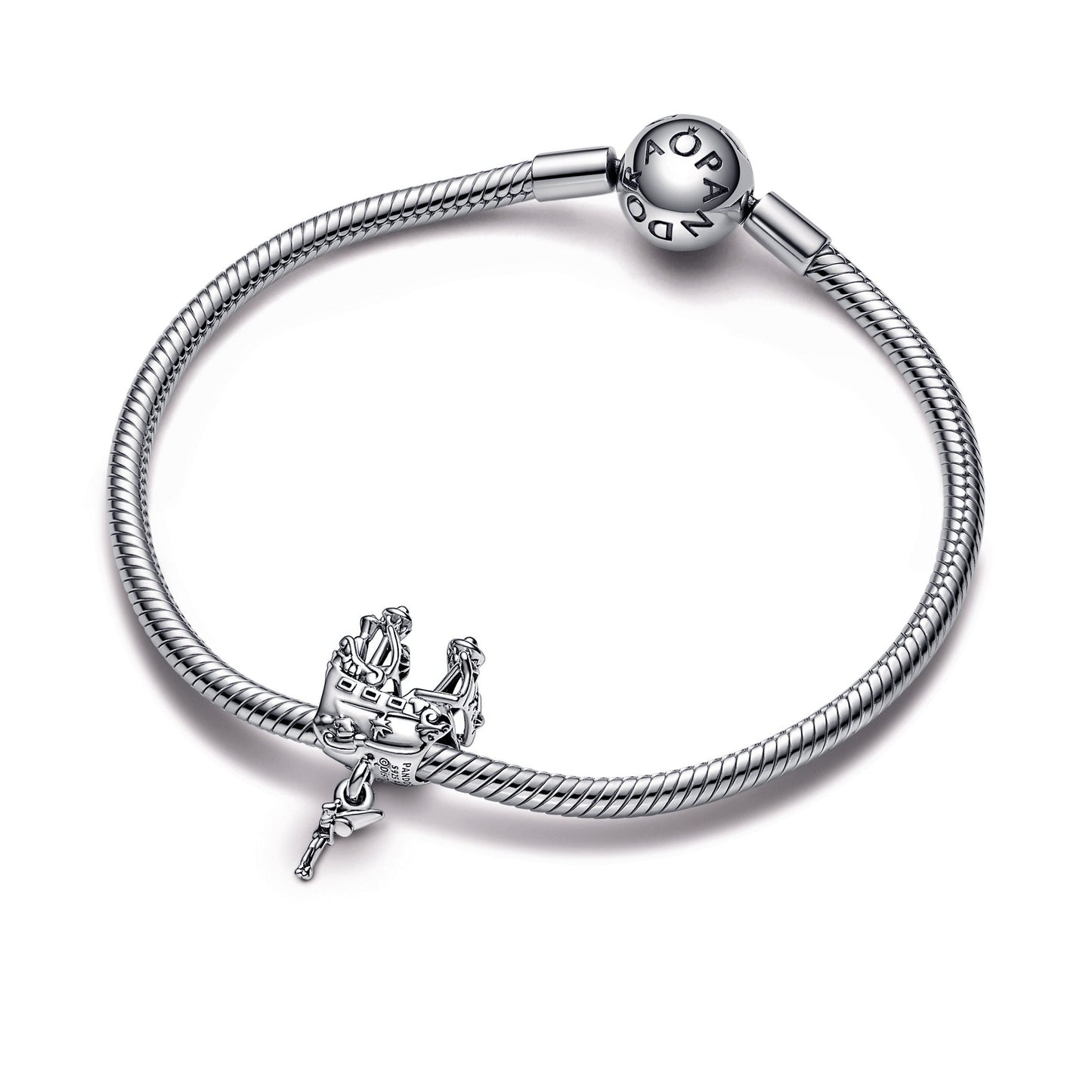 Disney Tinker Bell & Captain Hook's Pirate Ship Charm Premium Fashion Jewelry Gift Collection