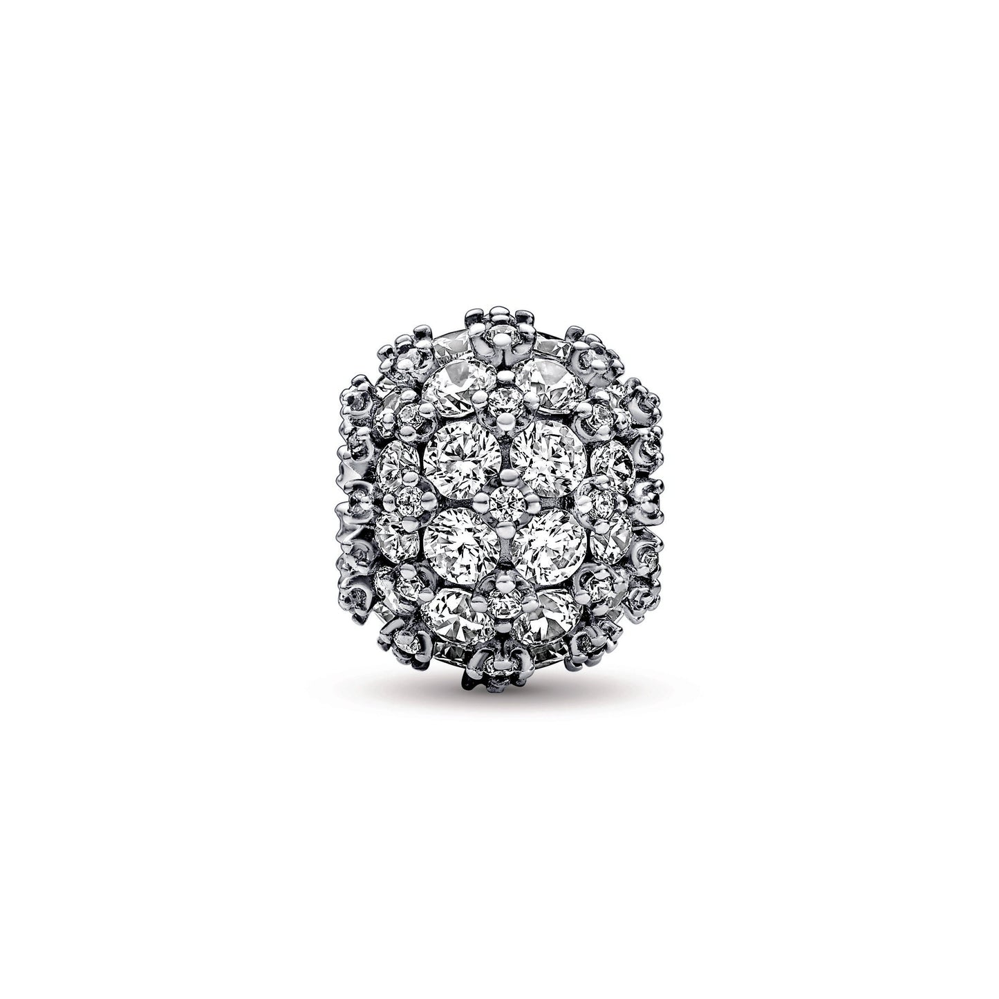 Sparkling Pavé Round Charm Premium Fashion Jewelry Gift Collection