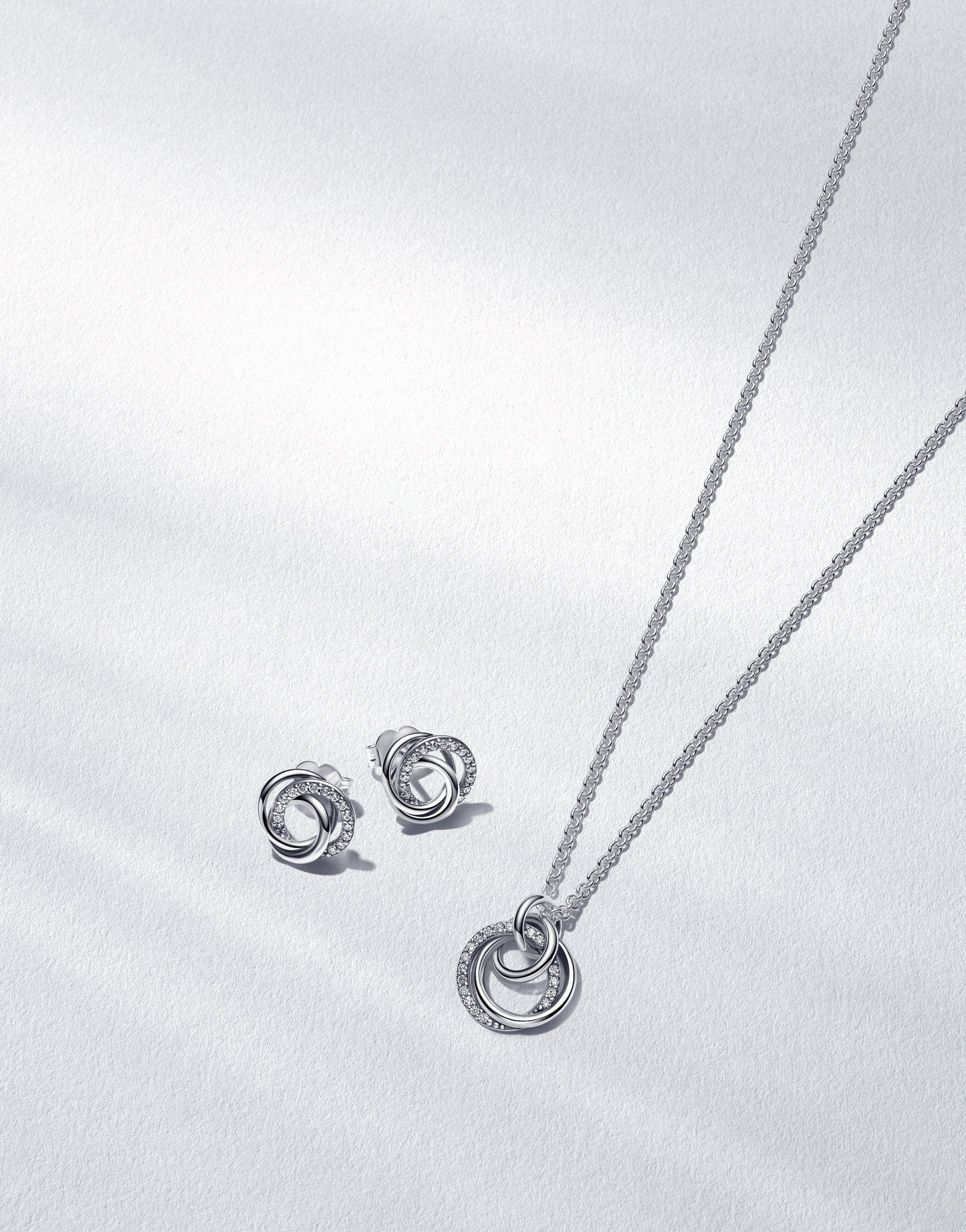 Encircled Family Love Necklace & Earring Gift Set Premium Fashion Jewelry Gift Collection