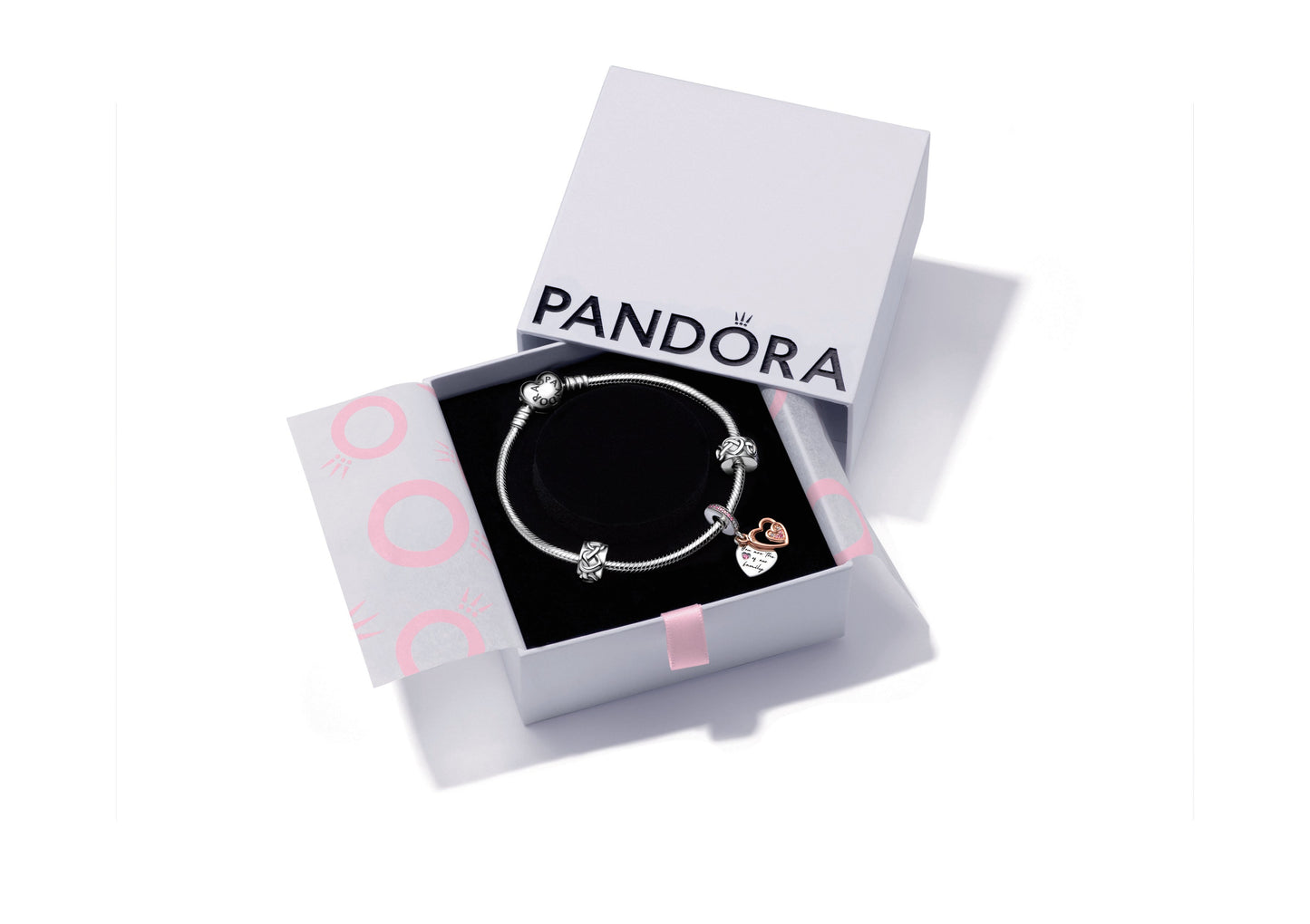 Entwined Infinite Hearts Full Bracelet Gift Set Premium Fashion Jewelry Gift Collection