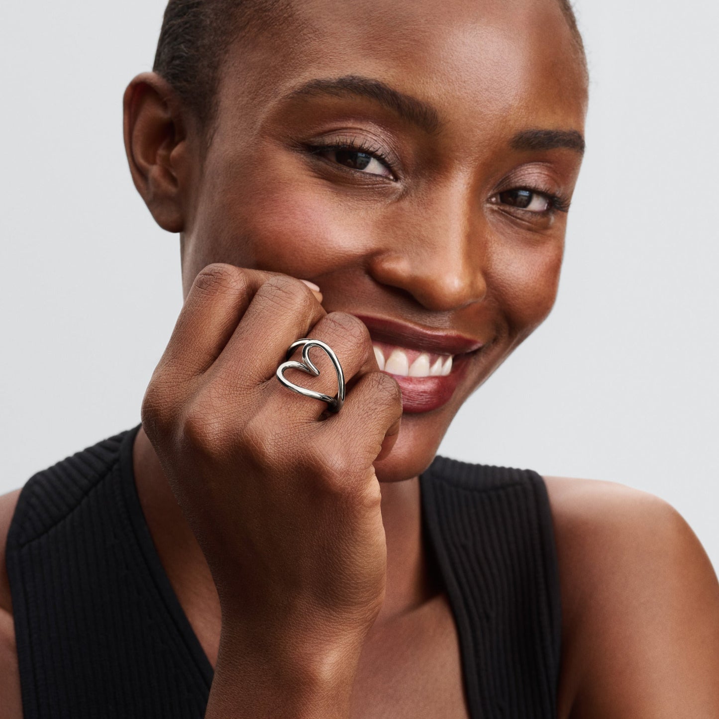 Organically Shaped Heart Ring Popular Style Premium Collection