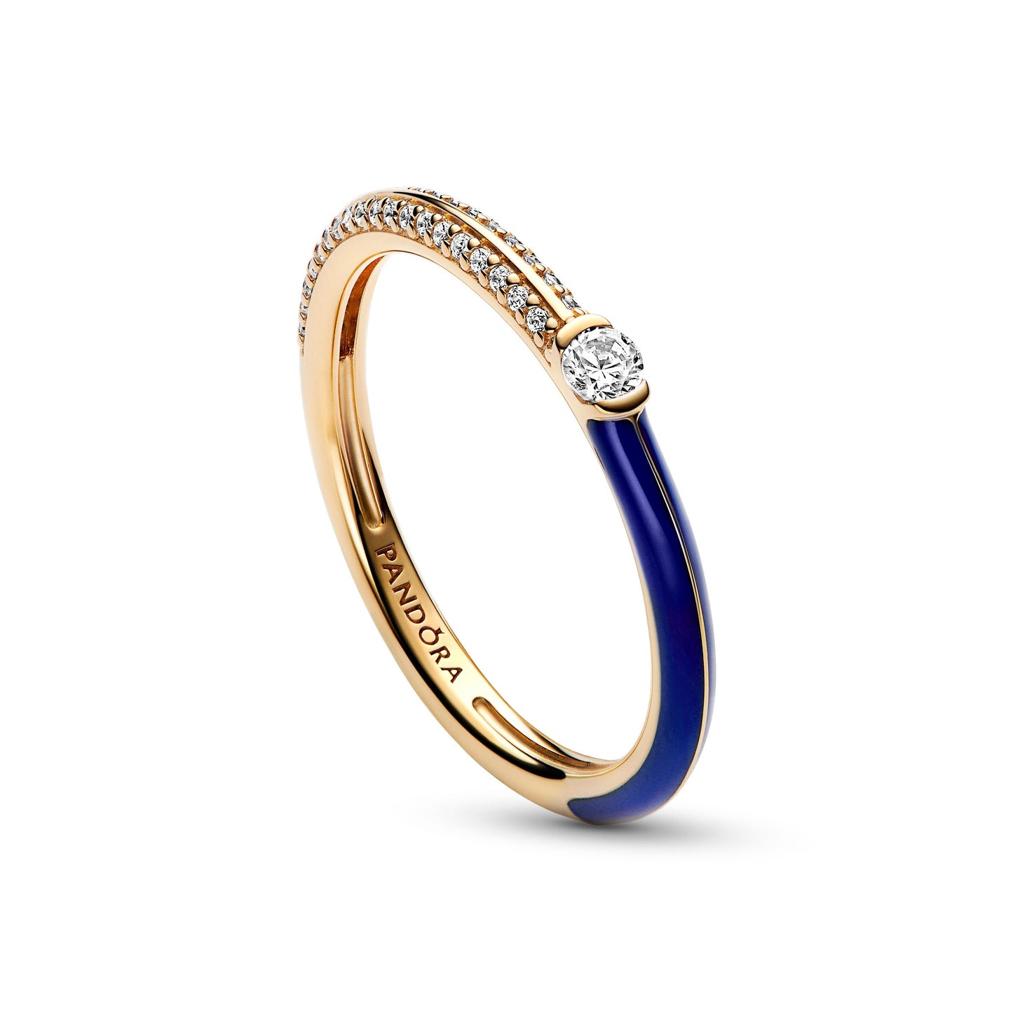 Pandora ME Pavé & Blue Dual Ring Popular Style Premium Collection