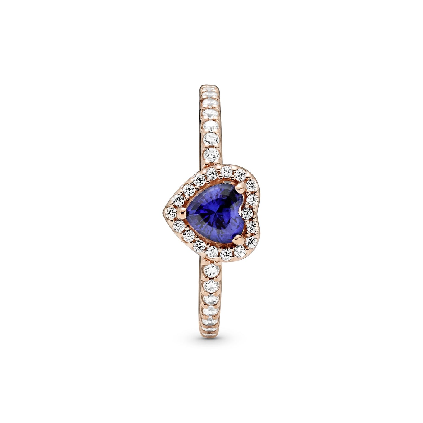 Sparkling Elevated Heart Ring Popular Style Premium Collection