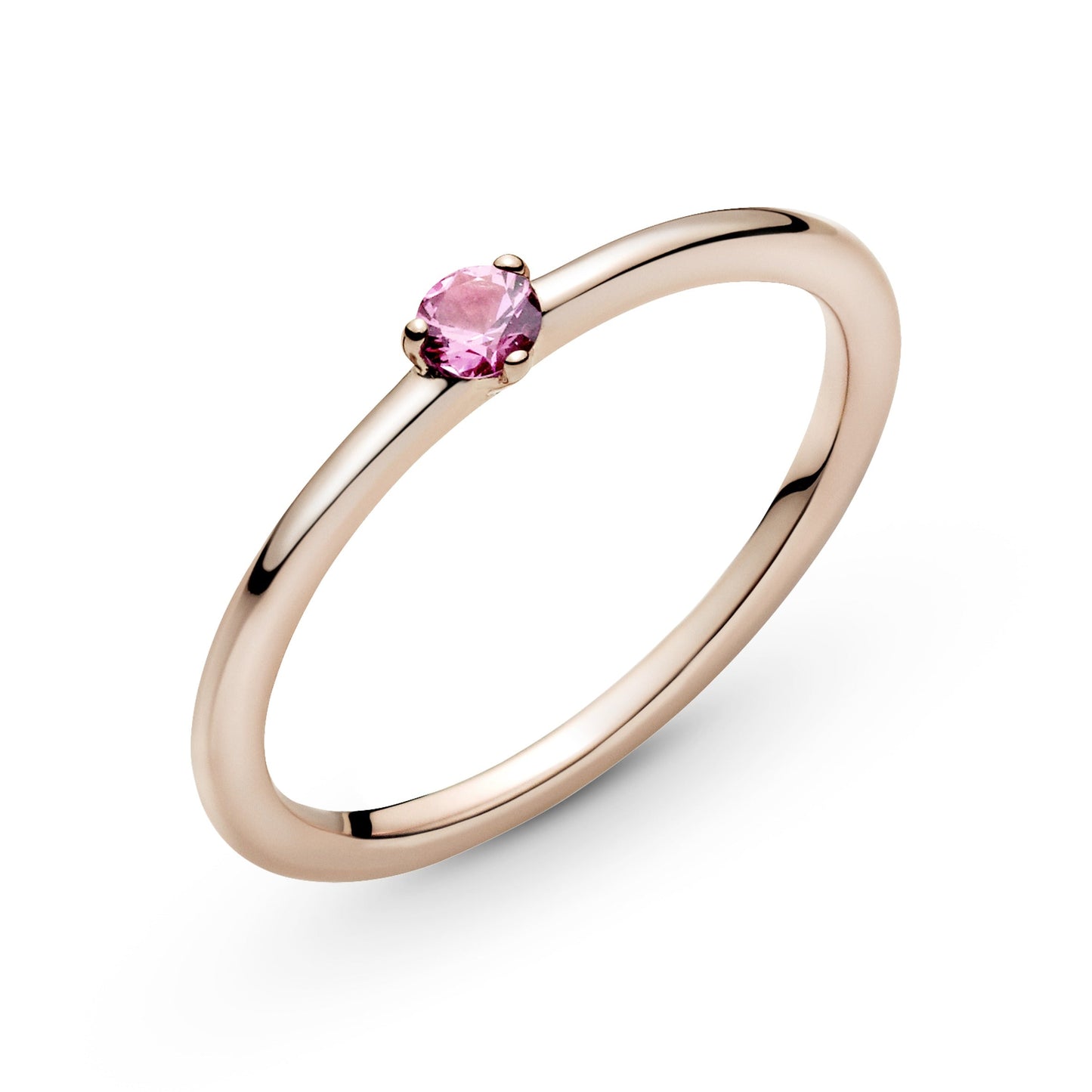 Pink Solitaire Ring Popular Style Premium Collection