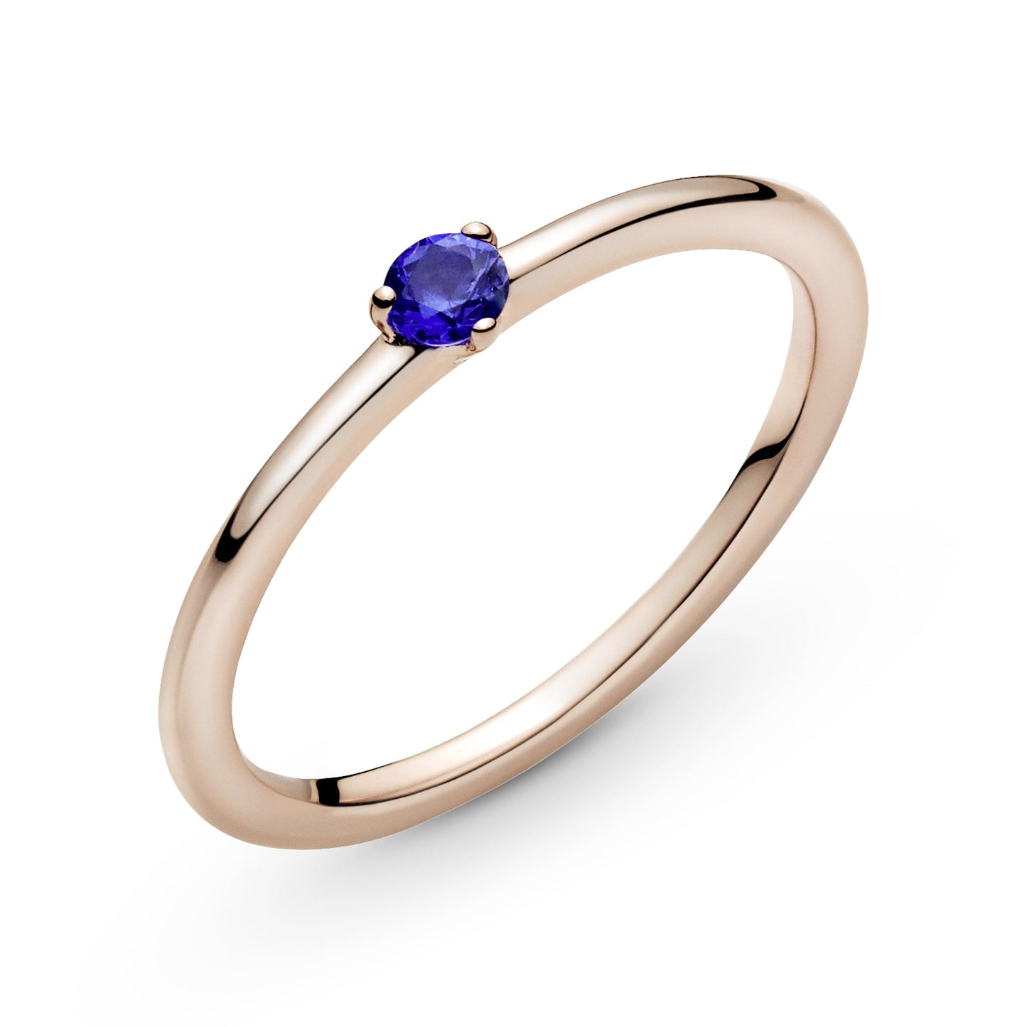 Stellar Blue Solitaire Ring Popular Style Premium Collection