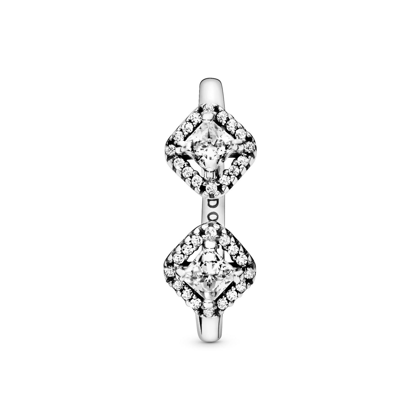 Square Sparkle Open Ring Popular Style Premium Collection