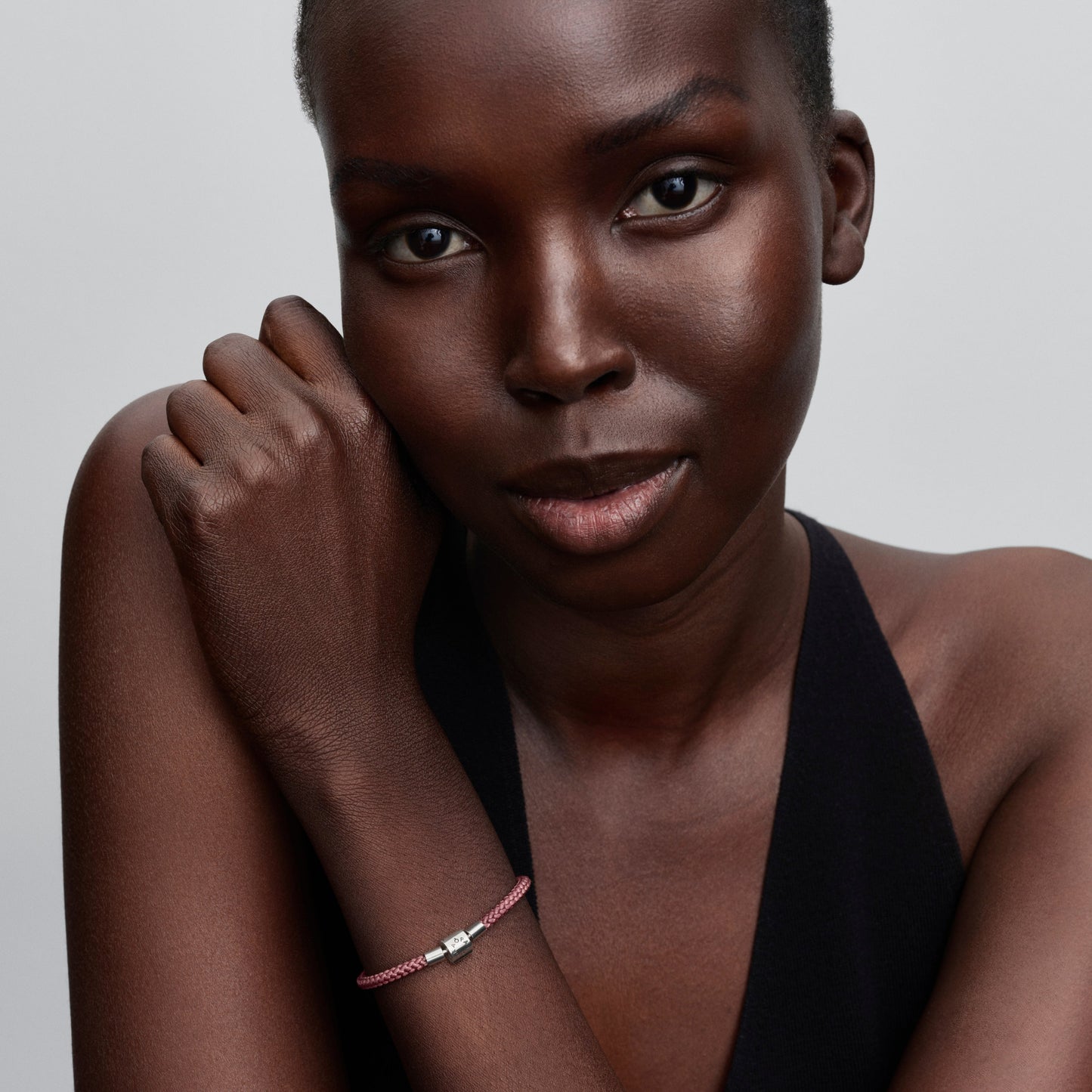 Shimmering Pink Cord Bracelet Premium Fashion Jewelry Gift Collection