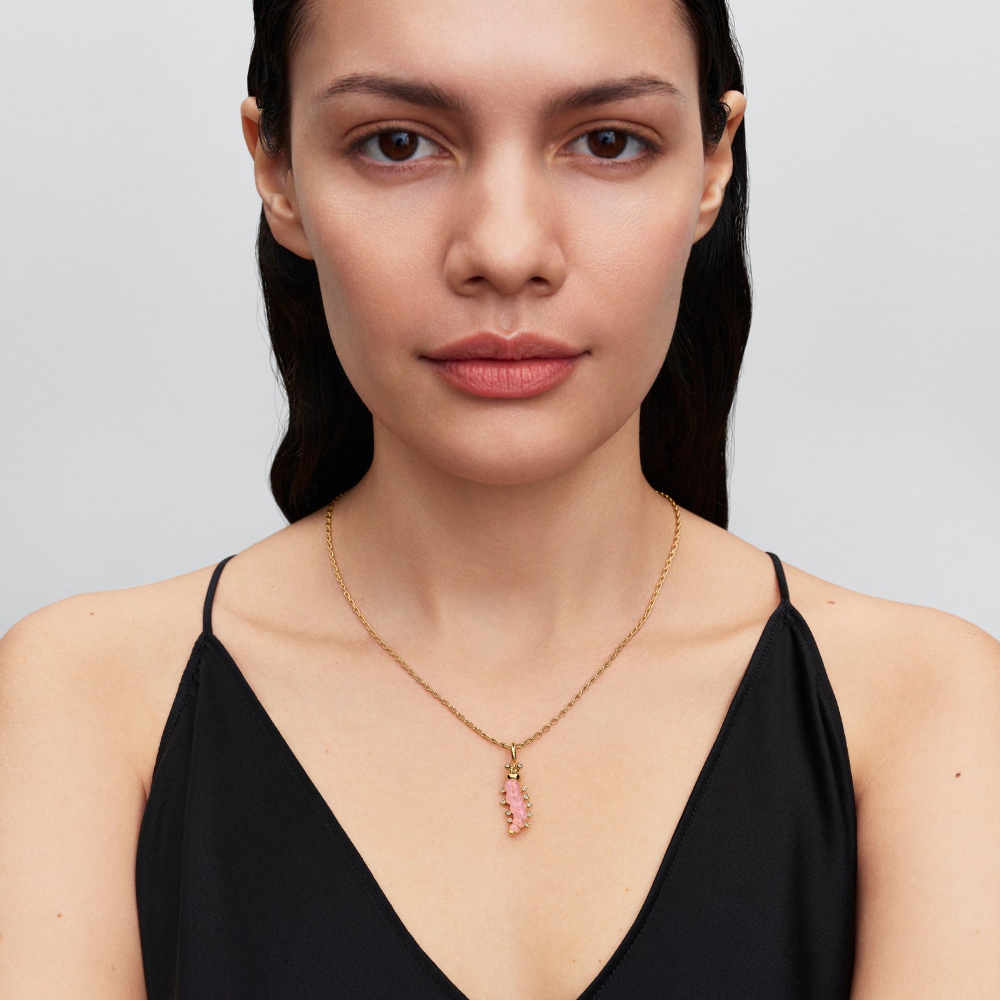 Pink Caterpillar Charm Premium Fashion Jewelry Gift Collection