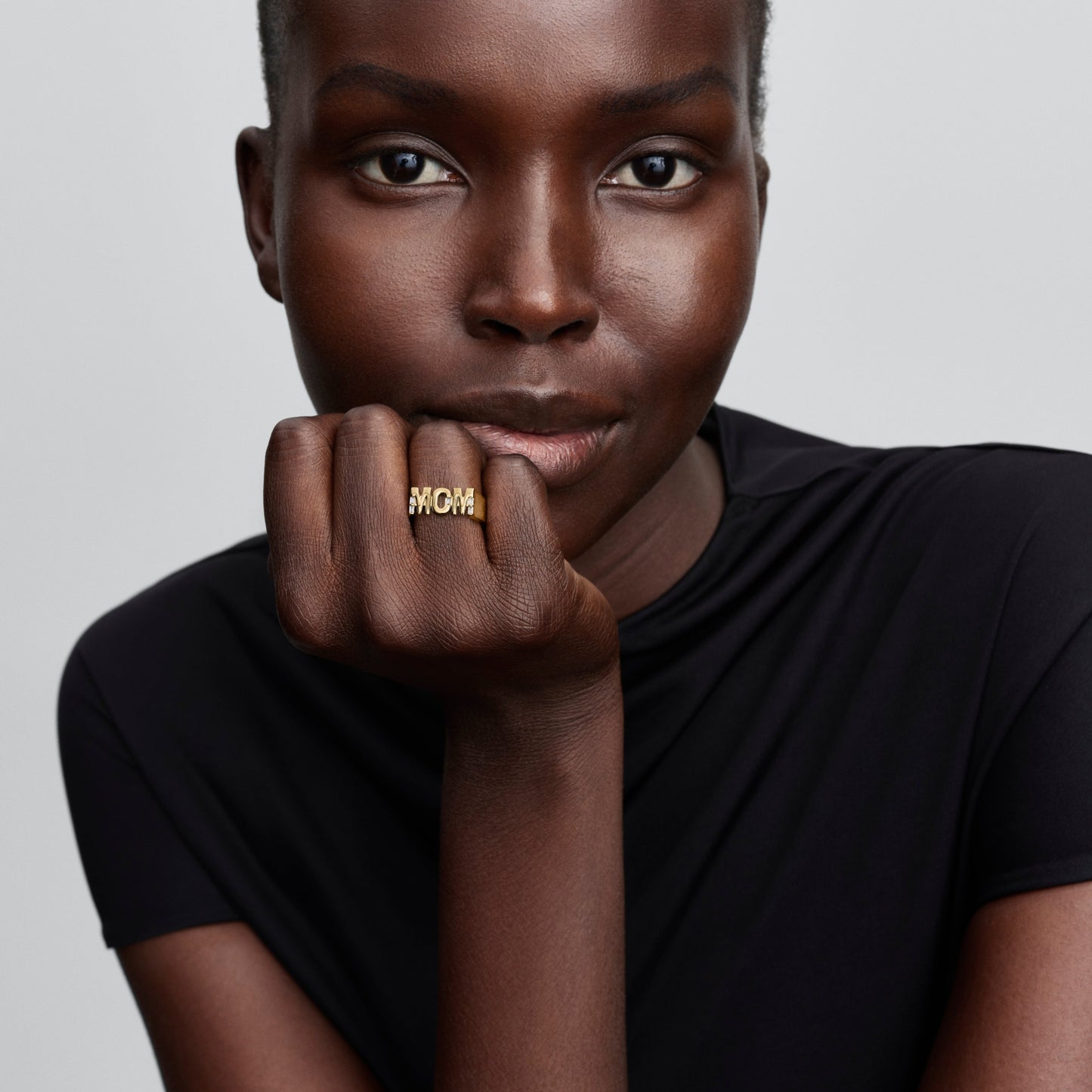 Mom Signet Ring Popular Style Premium Collection
