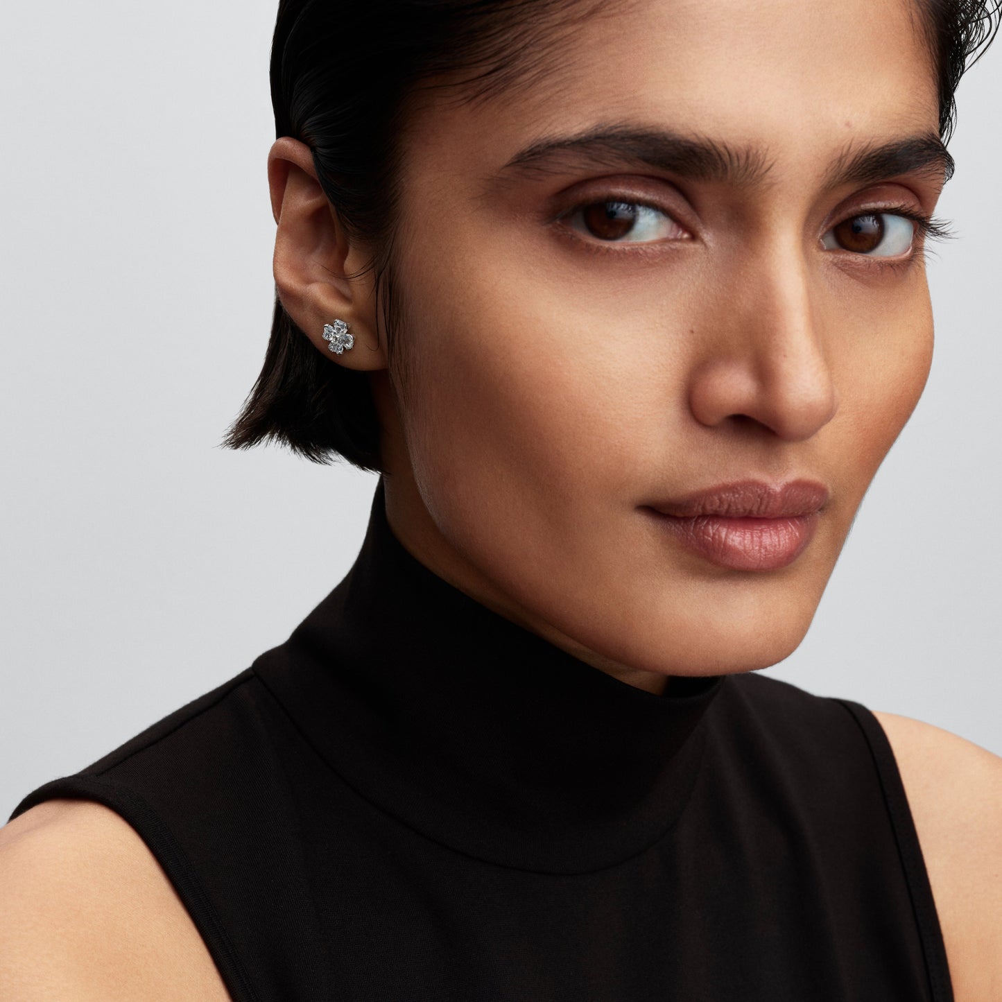 Sparkling Lucky Clover Stud Earrings Popular Style Premium Collection