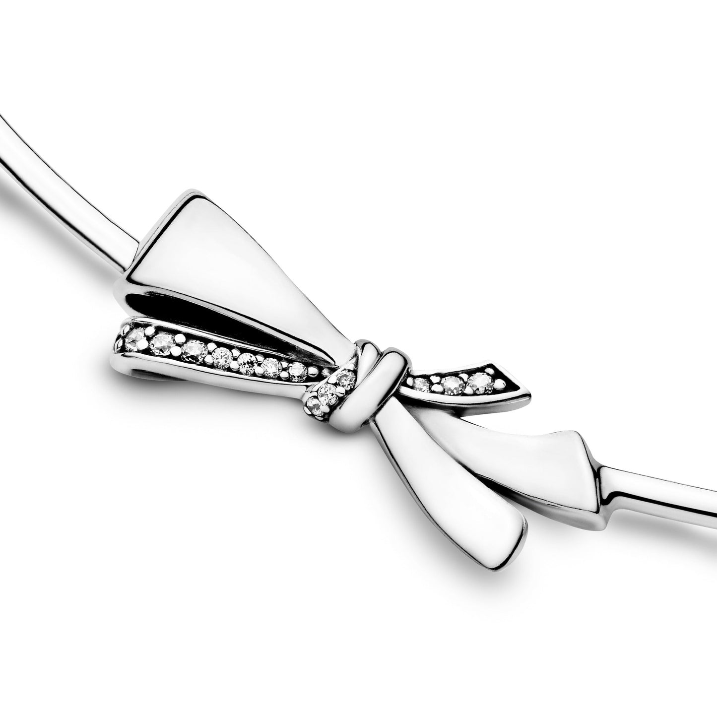 Sparkling Bow Necklace Premium Fashion Jewelry Gift Collection
