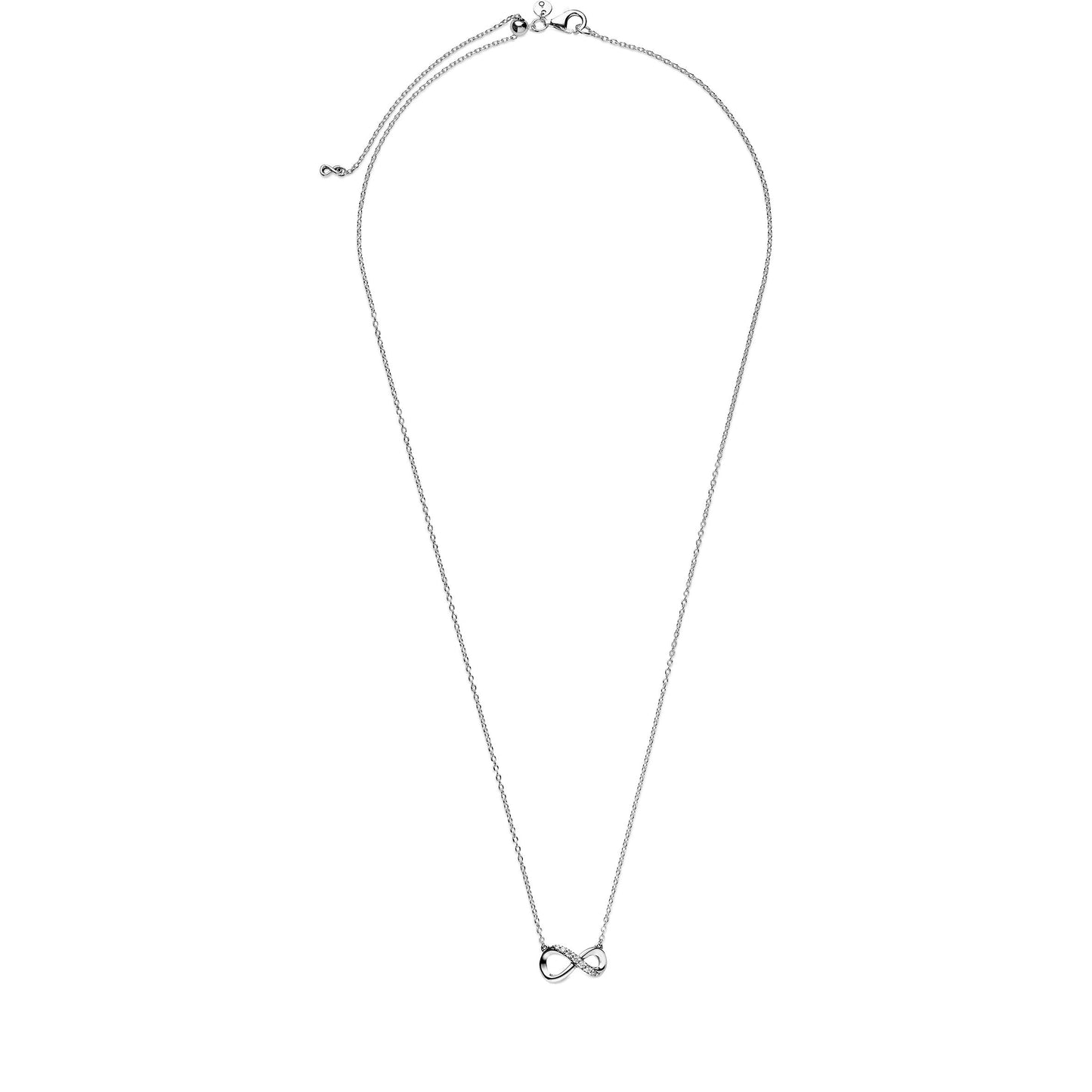 Sparkling Infinity Collier Necklace Premium Fashion Jewelry Gift Collection