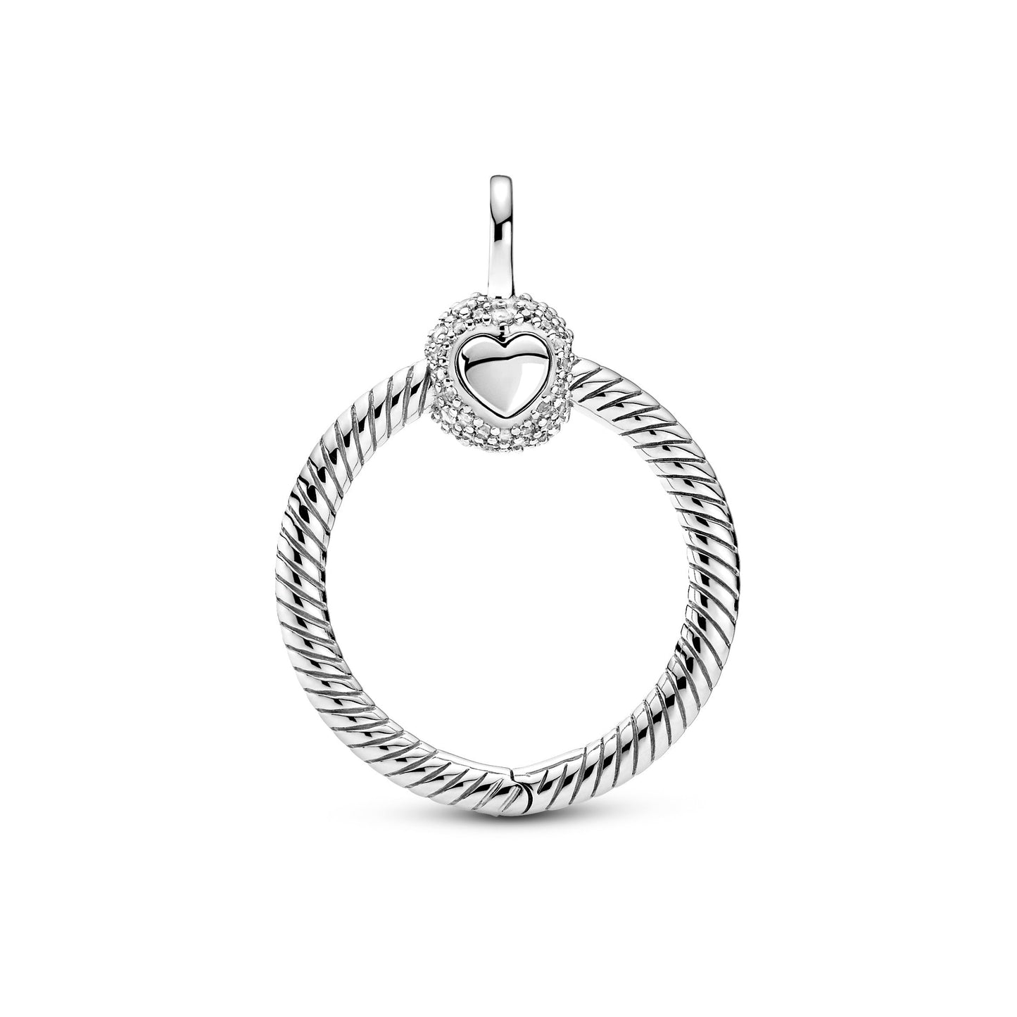 Pandora Moments Small Pavé O Pendant Premium Fashion Jewelry Gift Collection