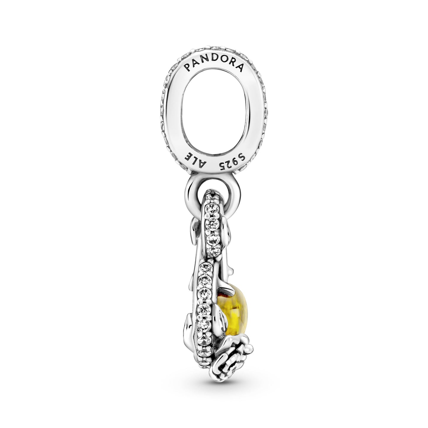 Disney Belle Infinity & Rose Flower Pendant Premium Fashion Jewelry Gift Collection