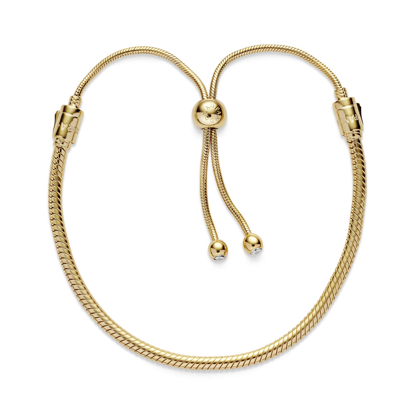 Pandora Moments Snake Chain Slider Bracelet Premium Fashion Jewelry Gift Collection