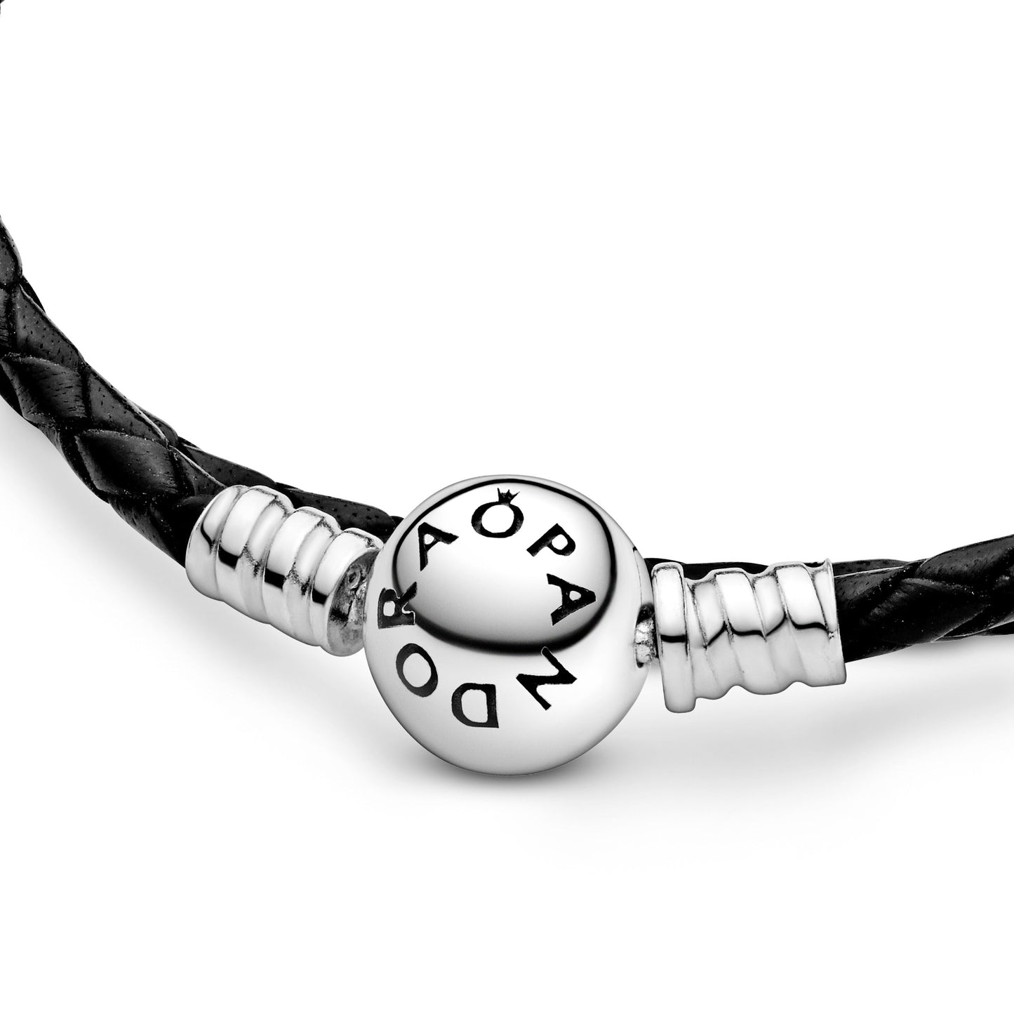 Pandora Moments Double Black Leather Bracelet Premium Fashion Jewelry Gift Collection