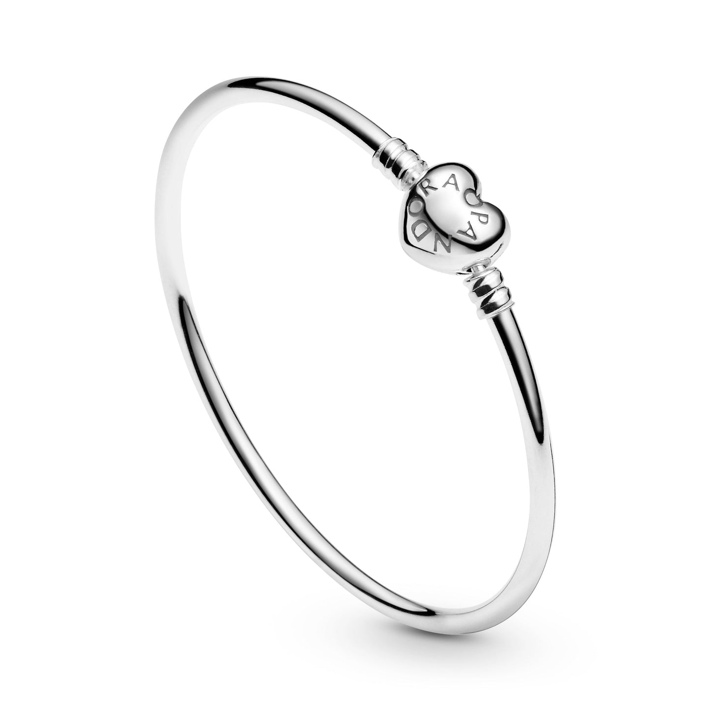 Pandora Moments Heart Clasp Bangle Premium Fashion Jewelry Gift Collection