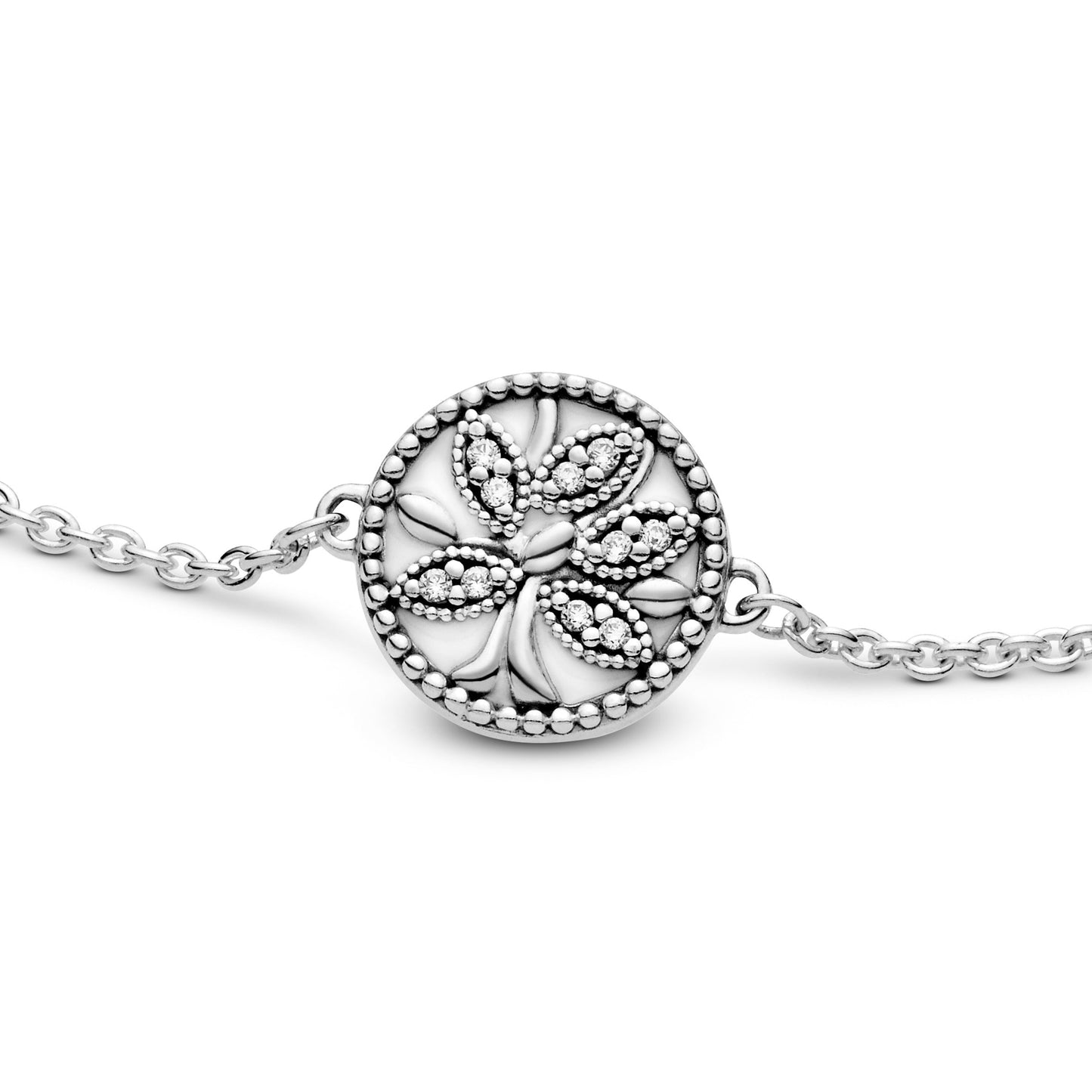 Sparkling Family Tree Slider Bracelet Premium Fashion Jewelry Gift Collection