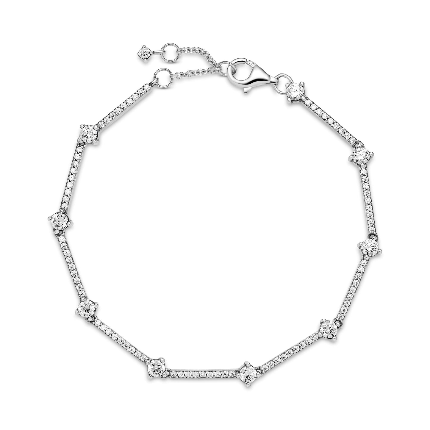 Sparkling Pavé Bars Bracelet Premium Fashion Jewelry Gift Collection