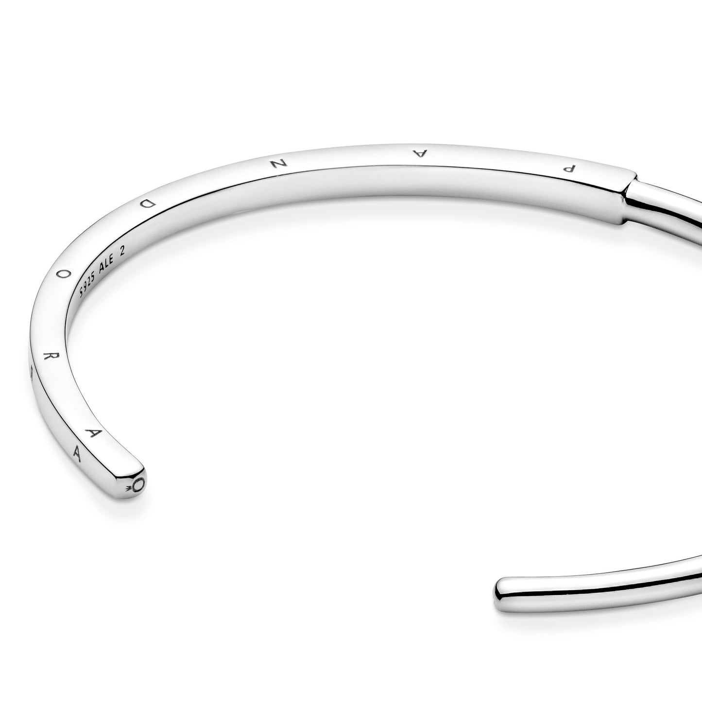 Pandora Signature I-D (Open) bangle Premium Fashion Jewelry Gift Collection