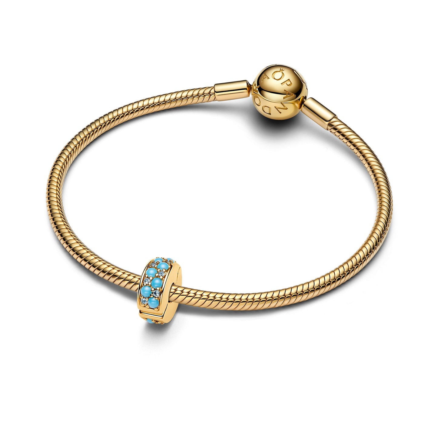 Aqua Blue Clip Charm Premium Fashion Jewelry Gift Collection