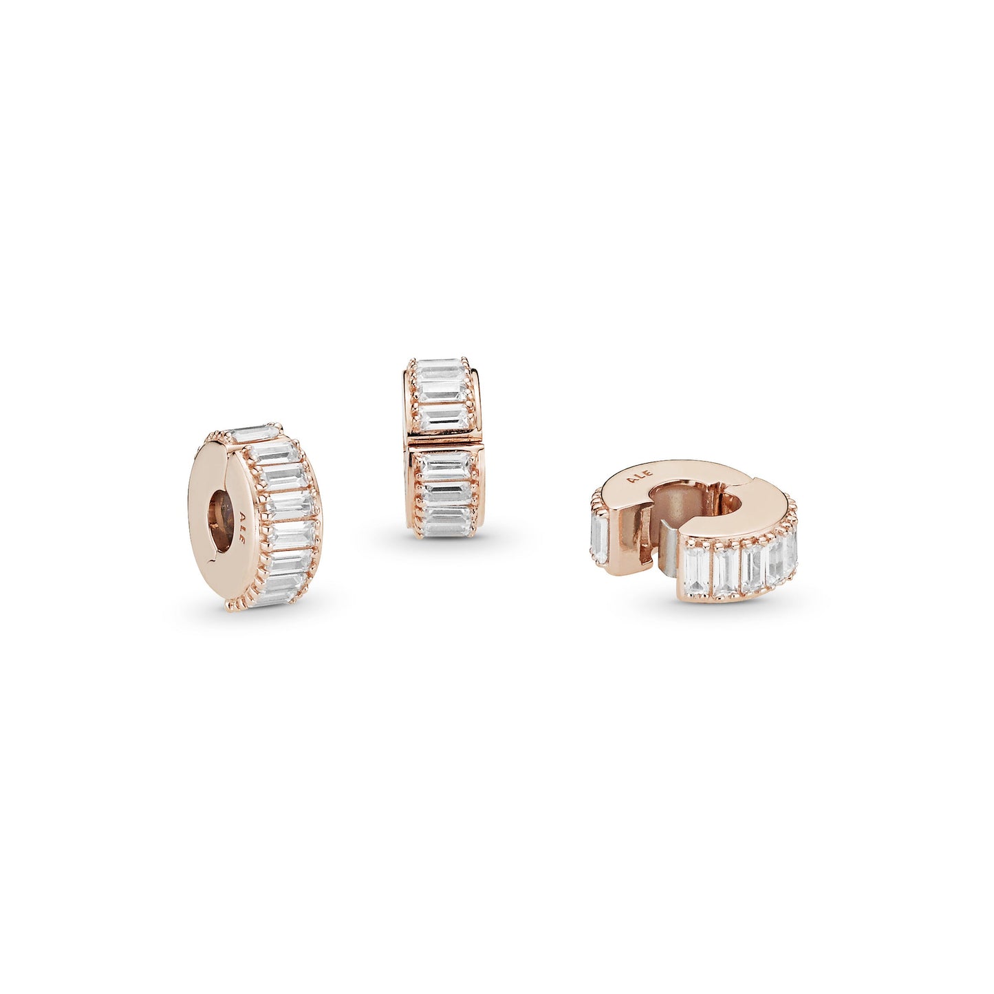 Sparkling Ice Cube Clip Charm Premium Fashion Jewelry Gift Collection